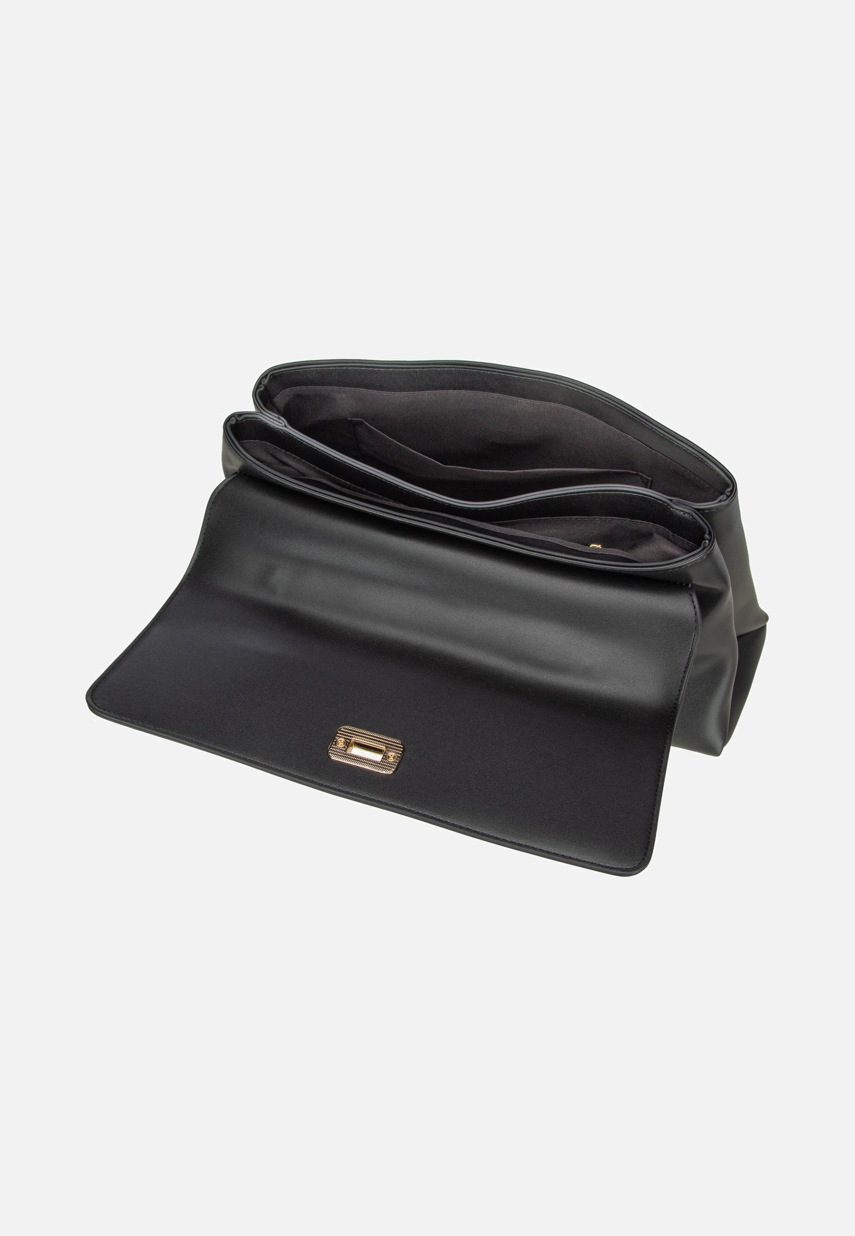 Seidenfelt Lilla Edet Office Black Handle Bag