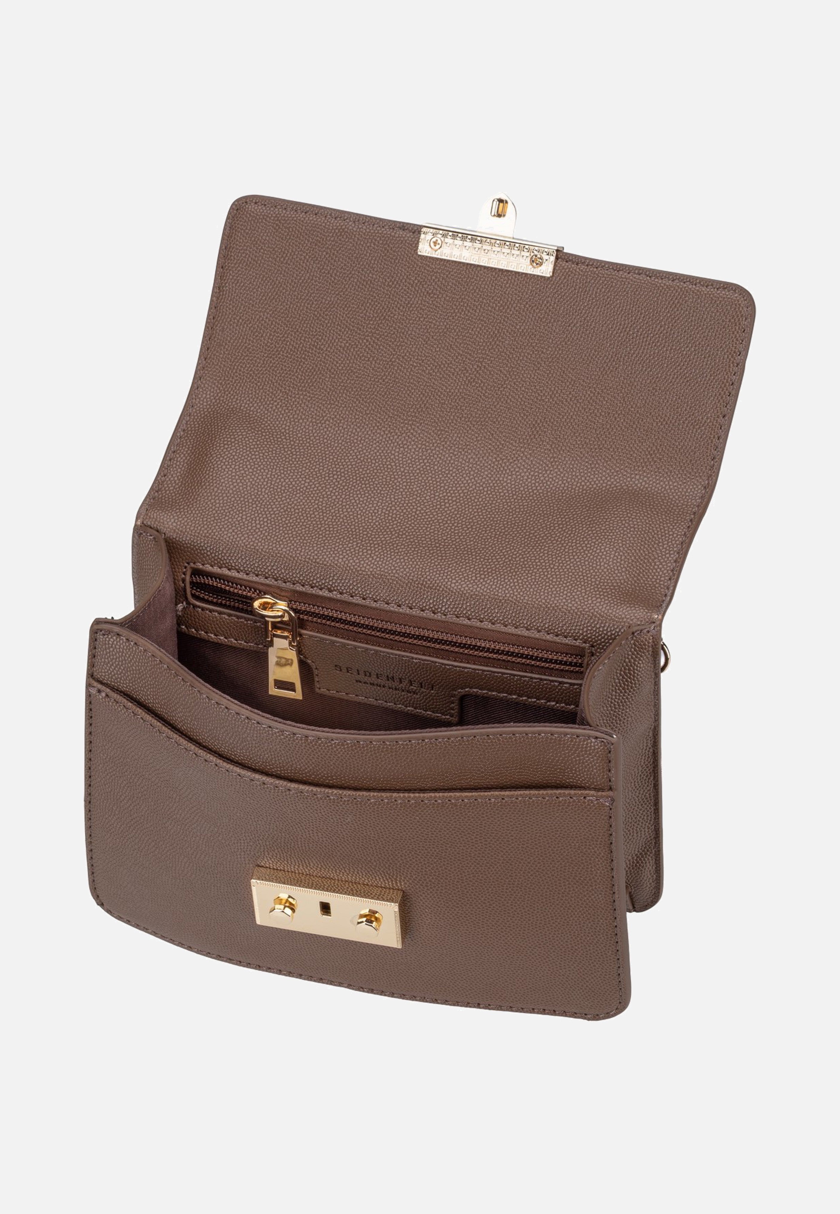 Seidenfelt Roros Top Handle Chestnut Evening Bag