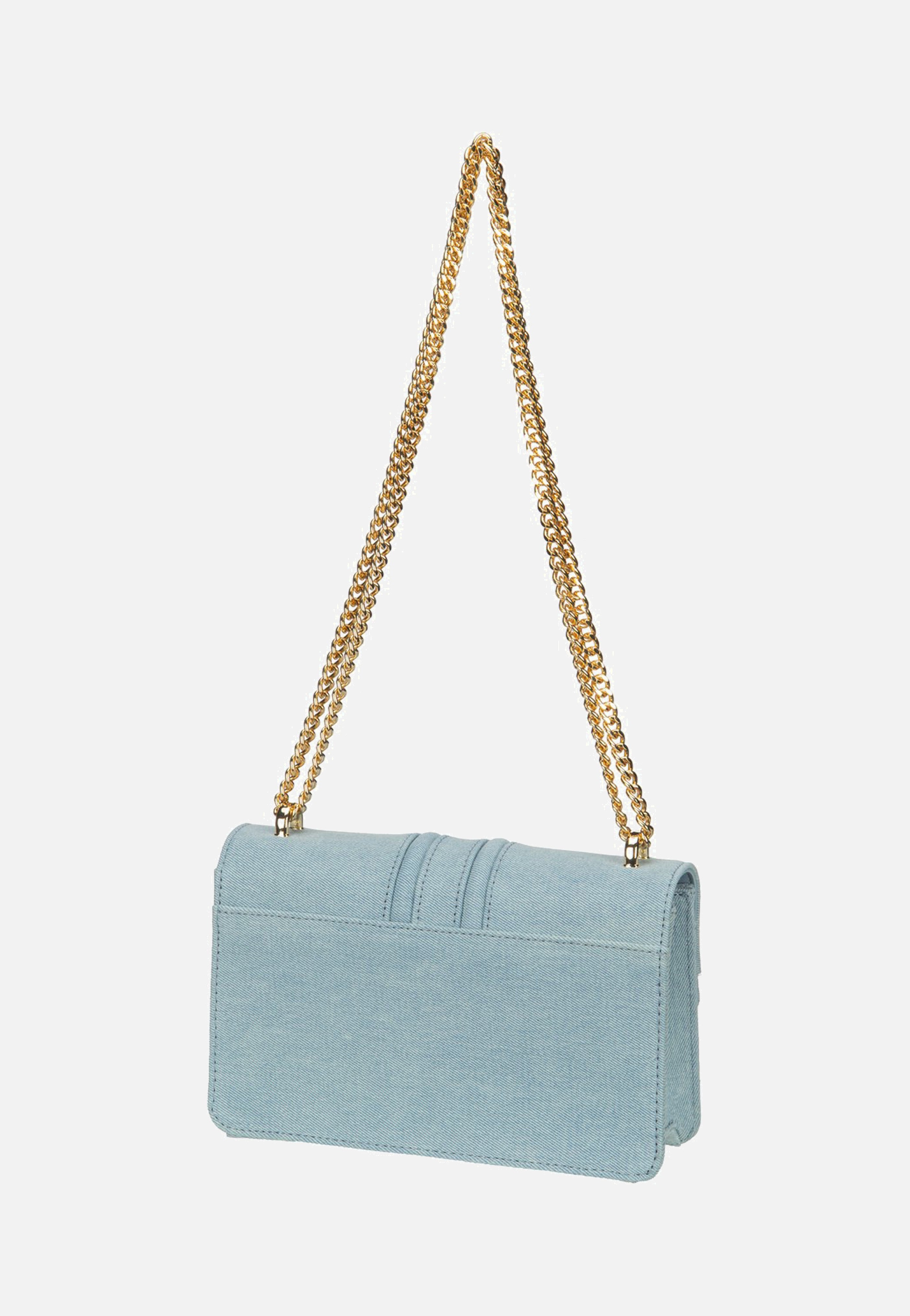Seidenfelt Roros East-West Denim In Blue Evening Bag