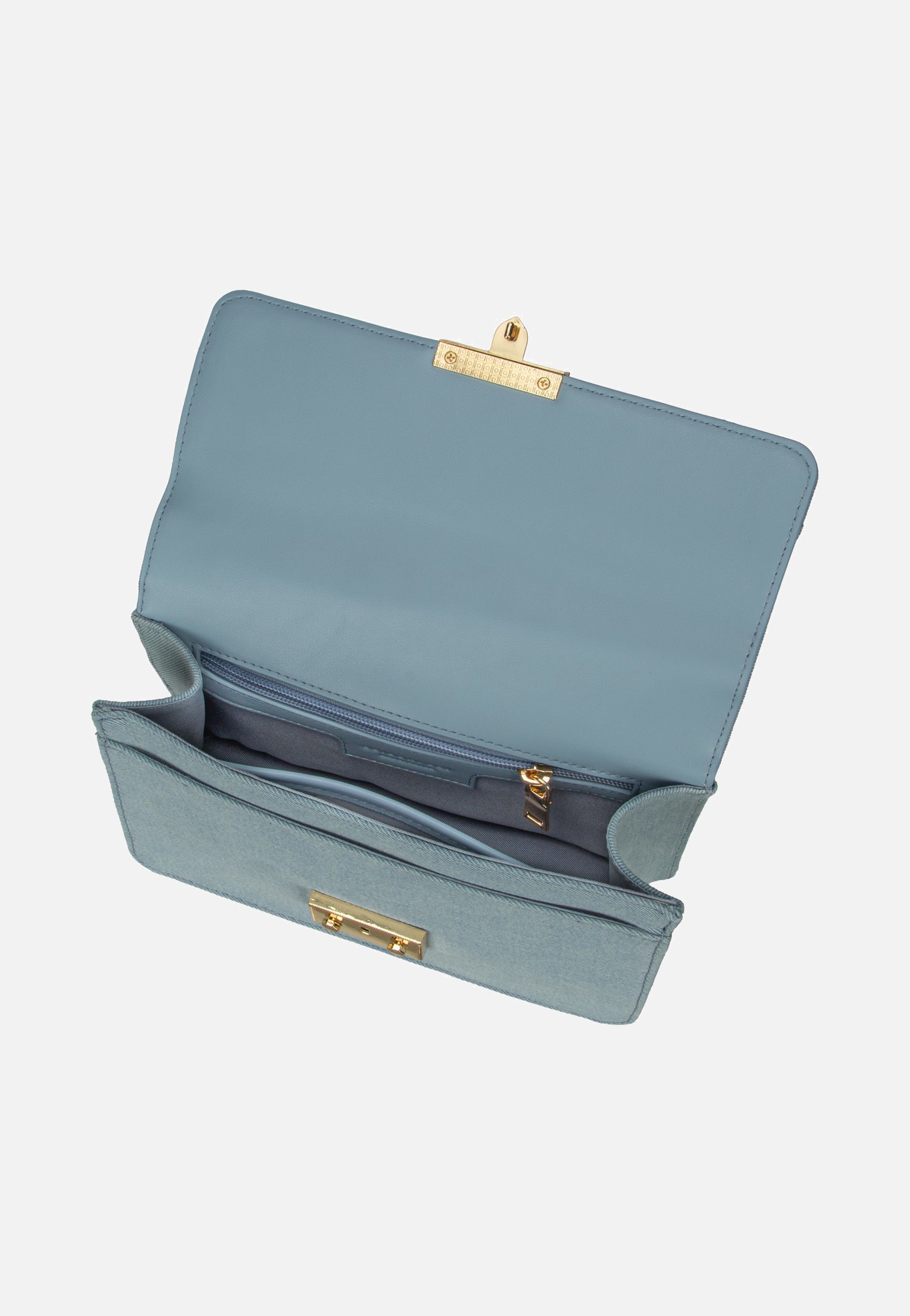 Seidenfelt - Roros East-West Denim In Blue - Evening Bag | Neutral-Image