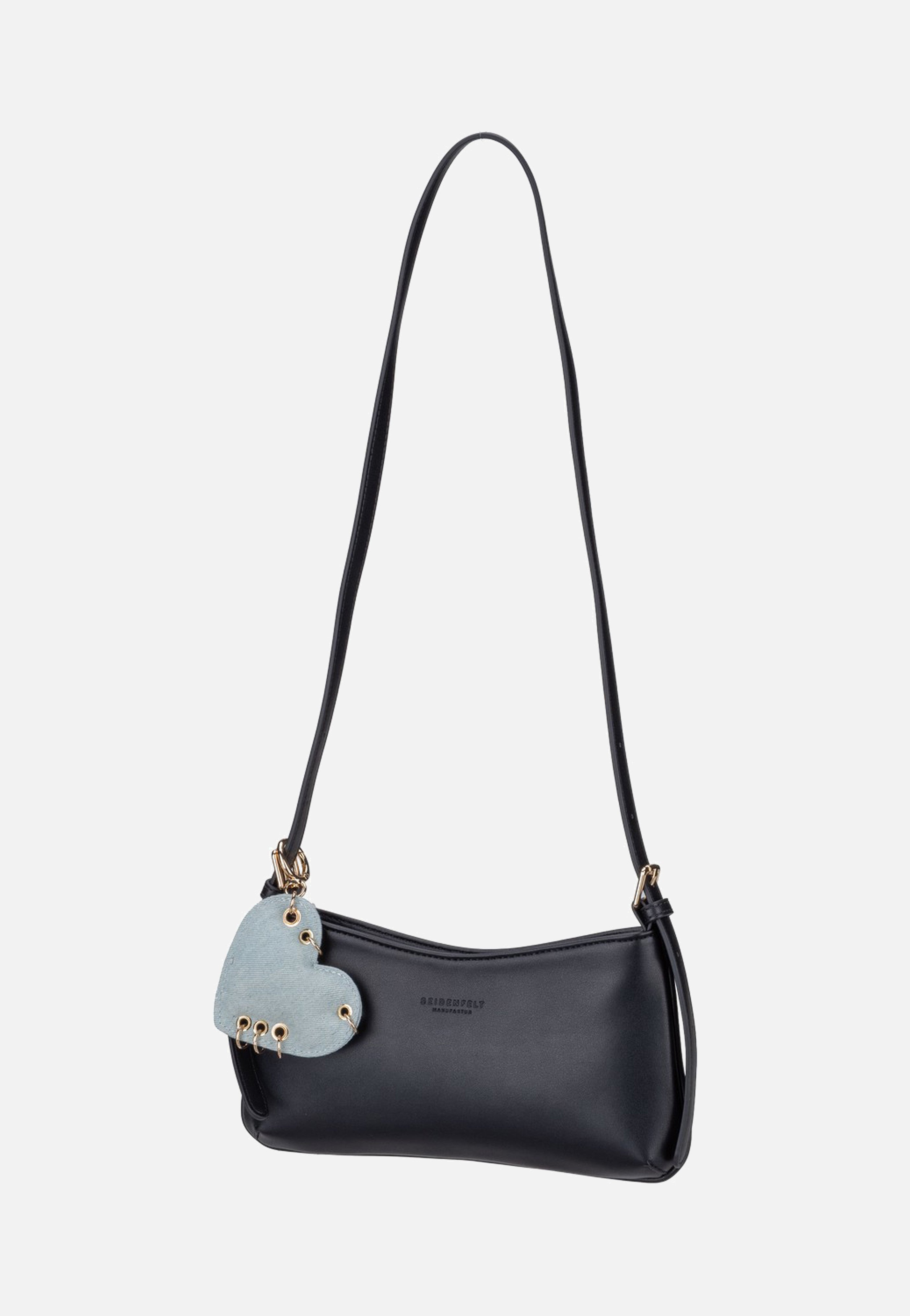 Seidenfelt Tahmela Pouchette Black Shoulder Bag