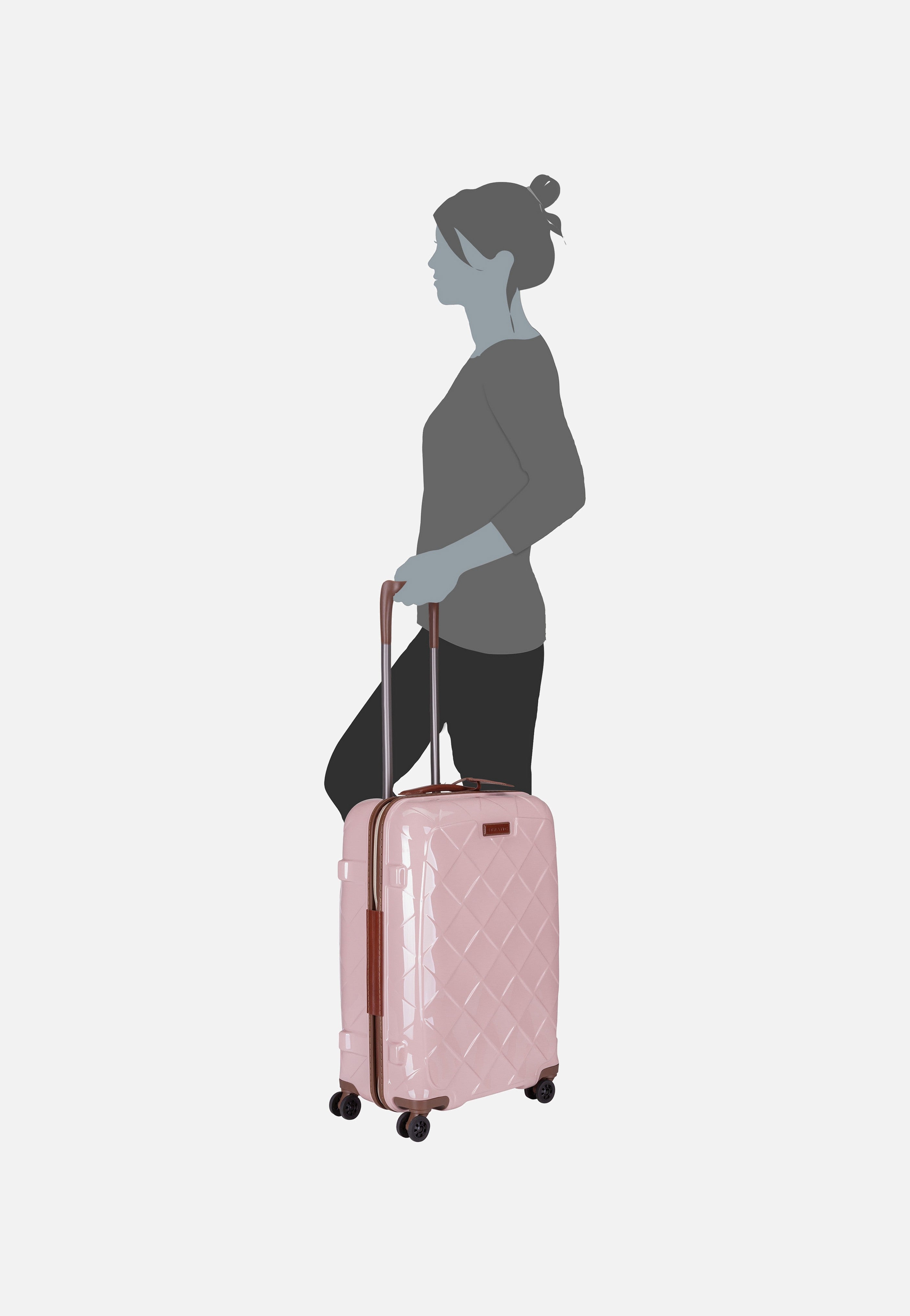Stratic - Leather & More Trolley M Matt Black - Suitcase | Neutral-Image