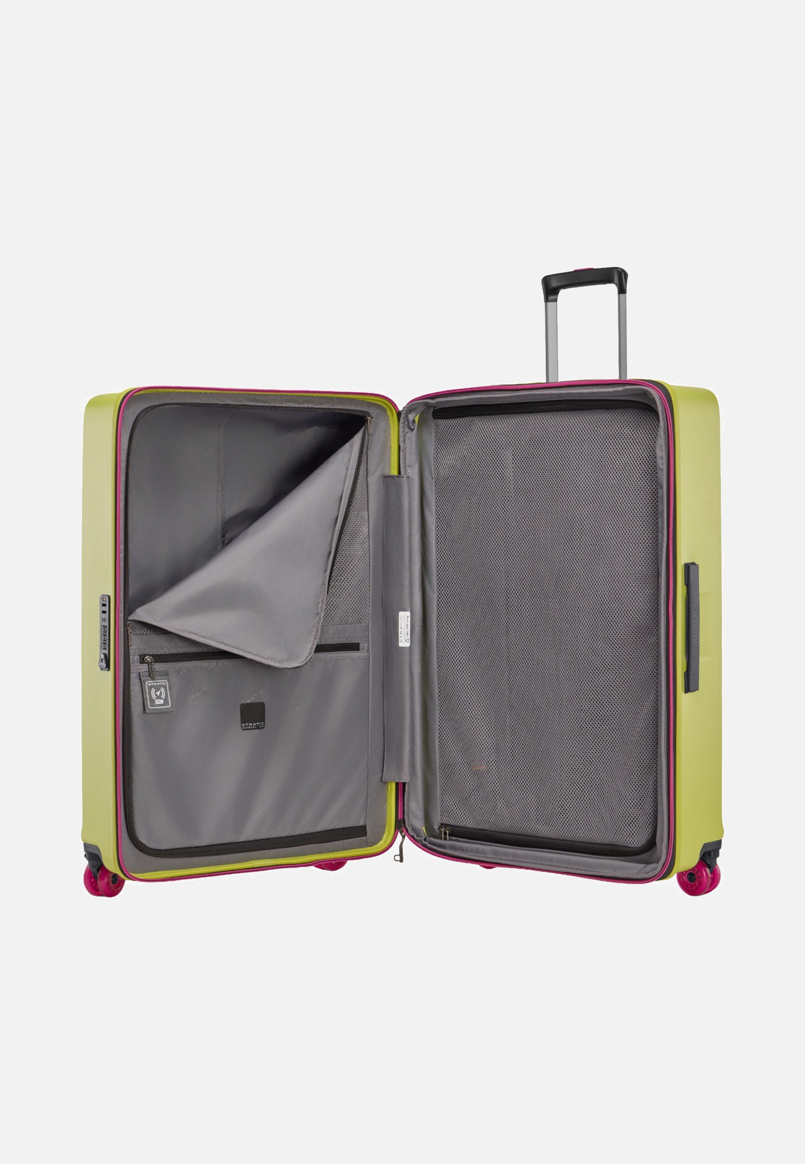Stratic Buzz Trolley L Lime Green Suitcase