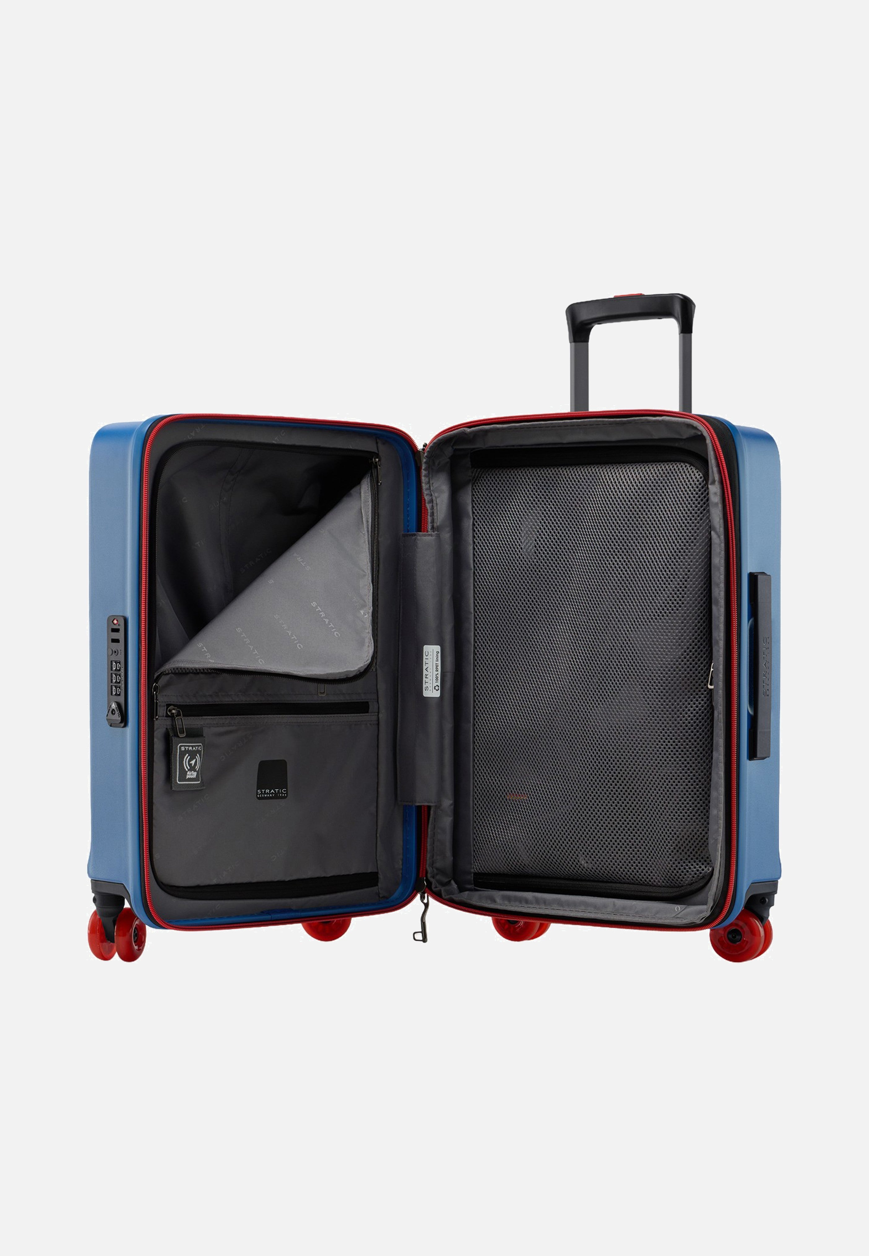 Stratic Buzz Trolley S Ocean Blue Suitcase