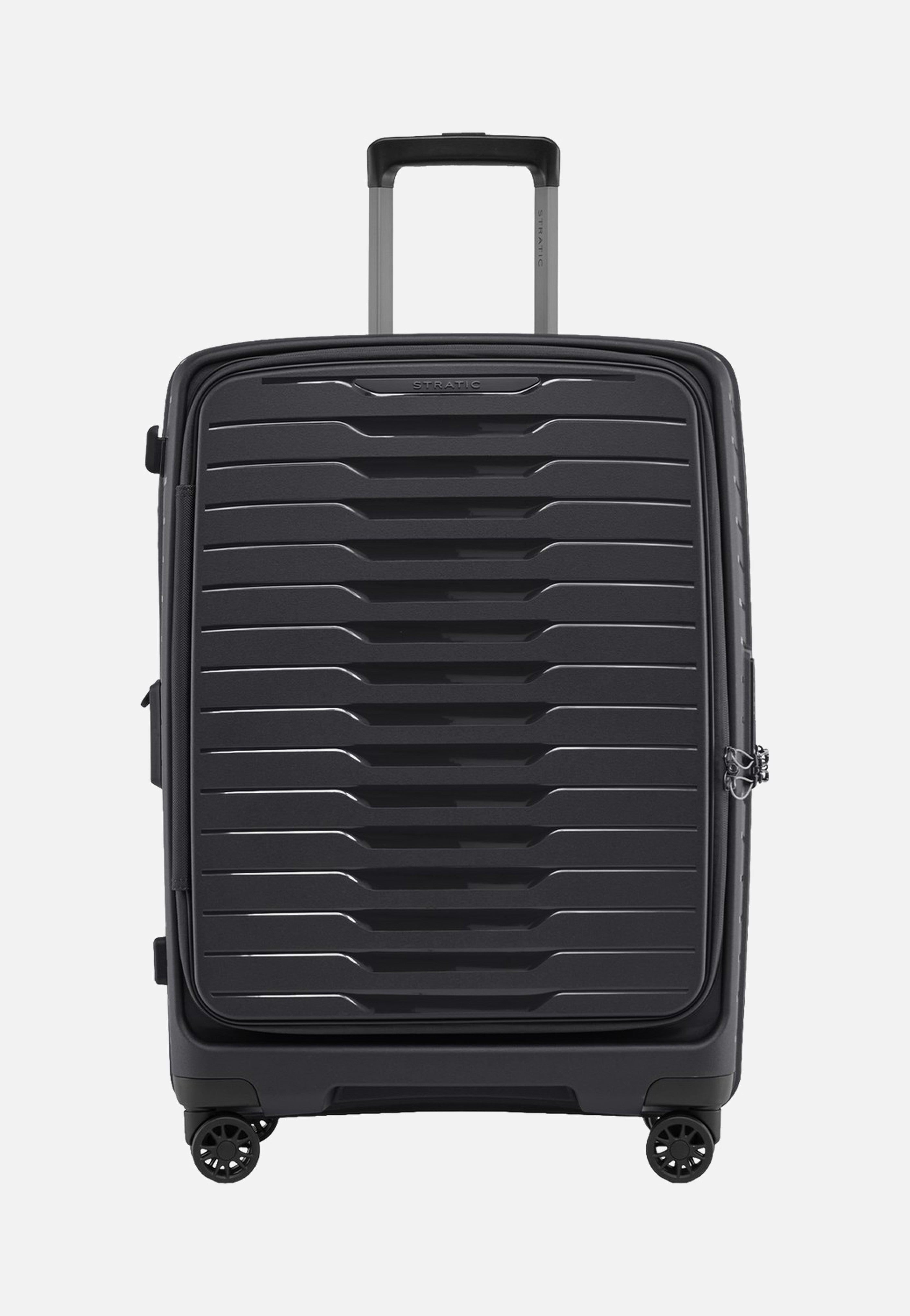 Stratic Novium ML Trolley M Black Suitcase