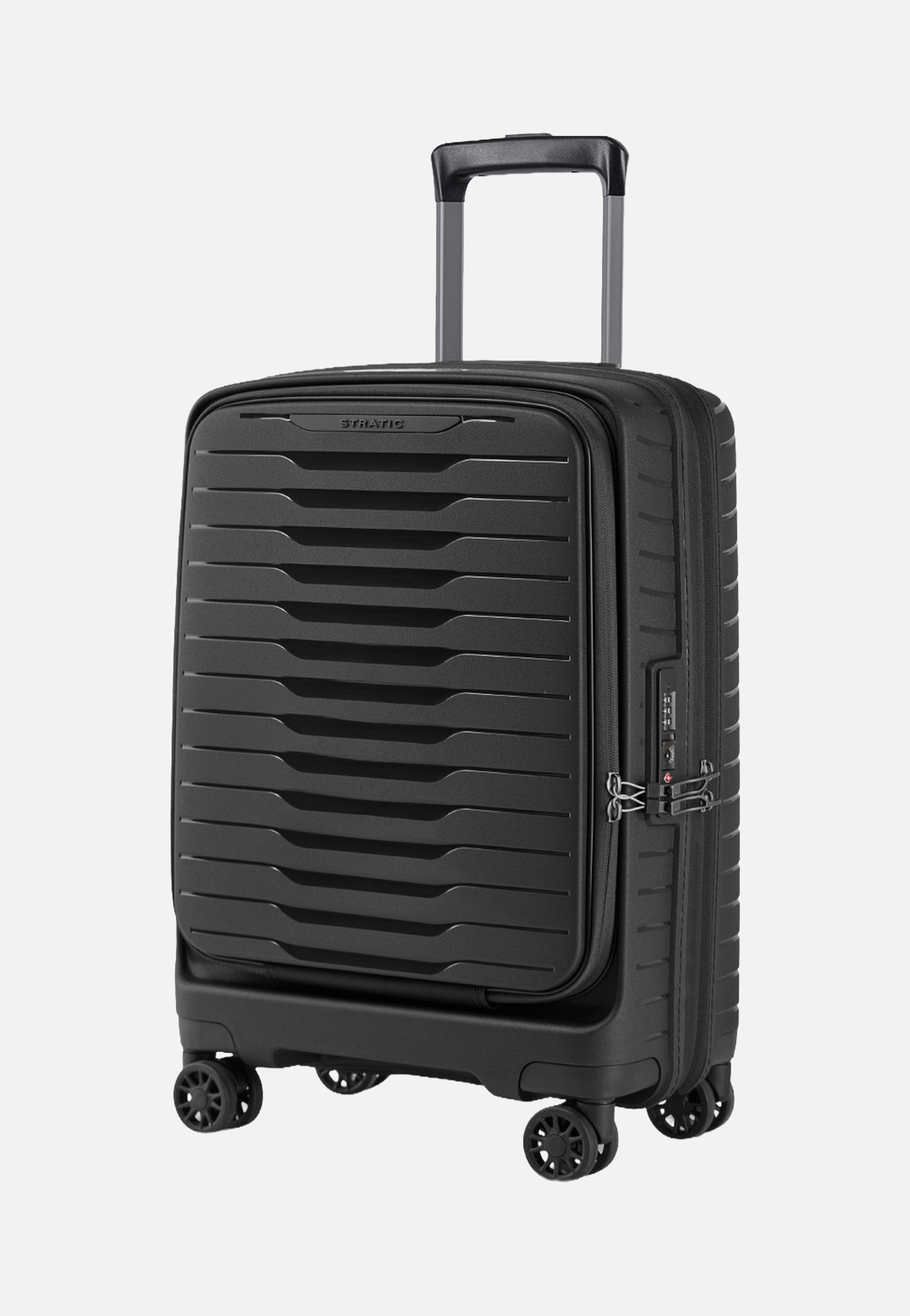 Stratic Novium ML Trolley S Black Suitcase