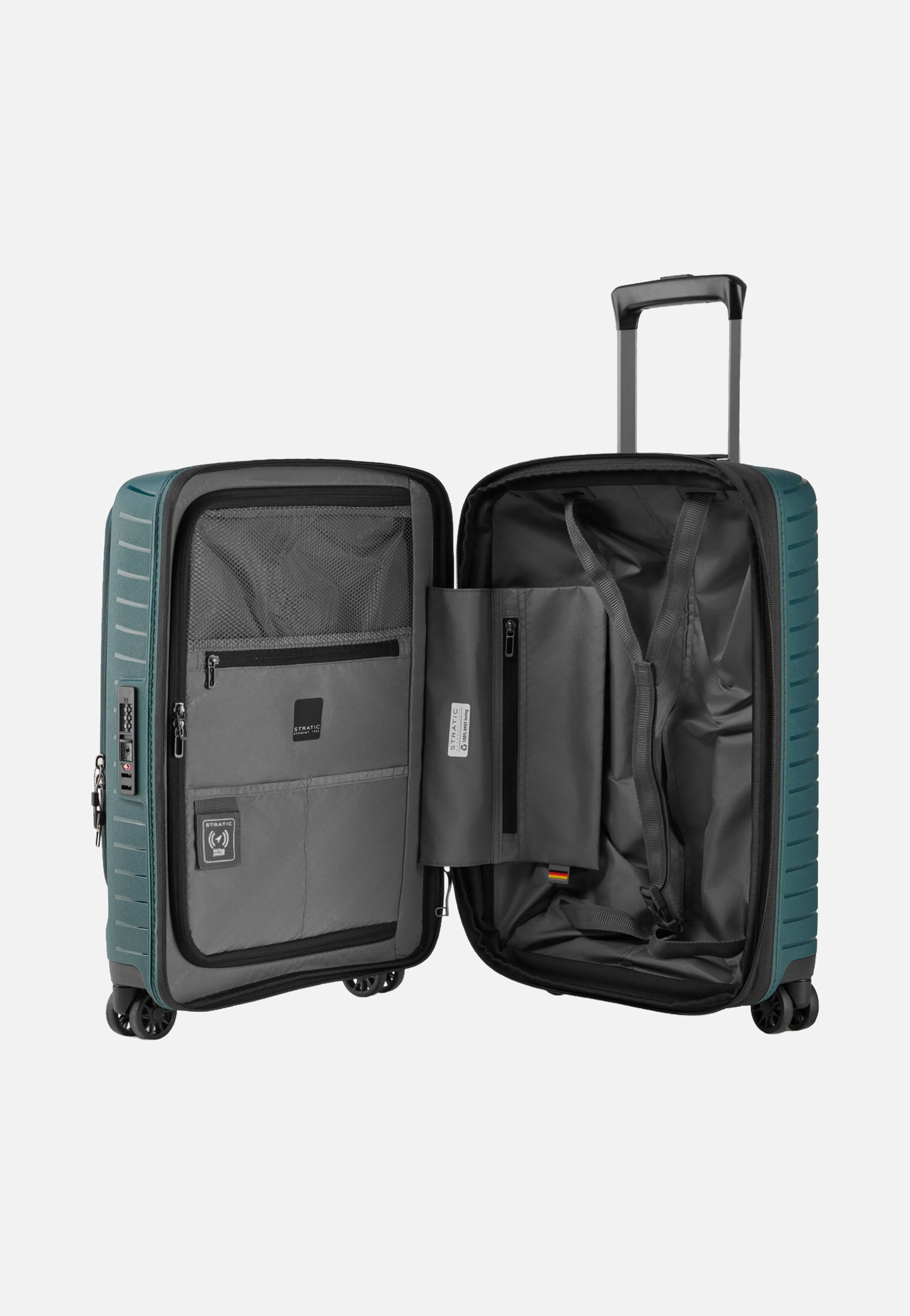Stratic Novium ML Trolley S Petrol Suitcase