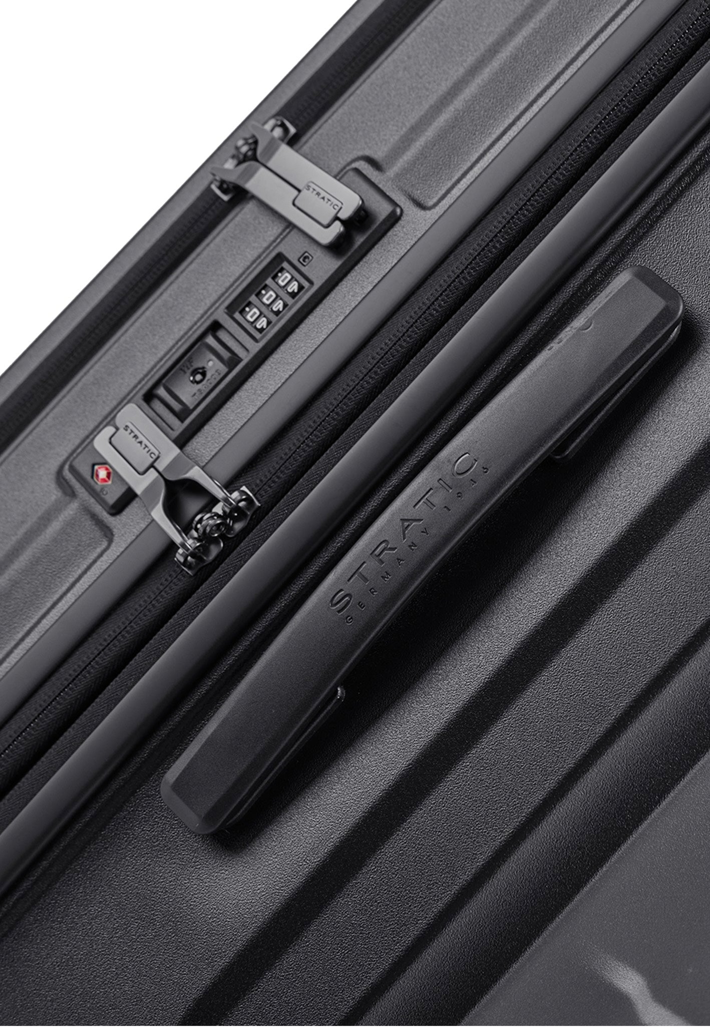 Stratic Phoenix ML Trolley M Black Suitcase