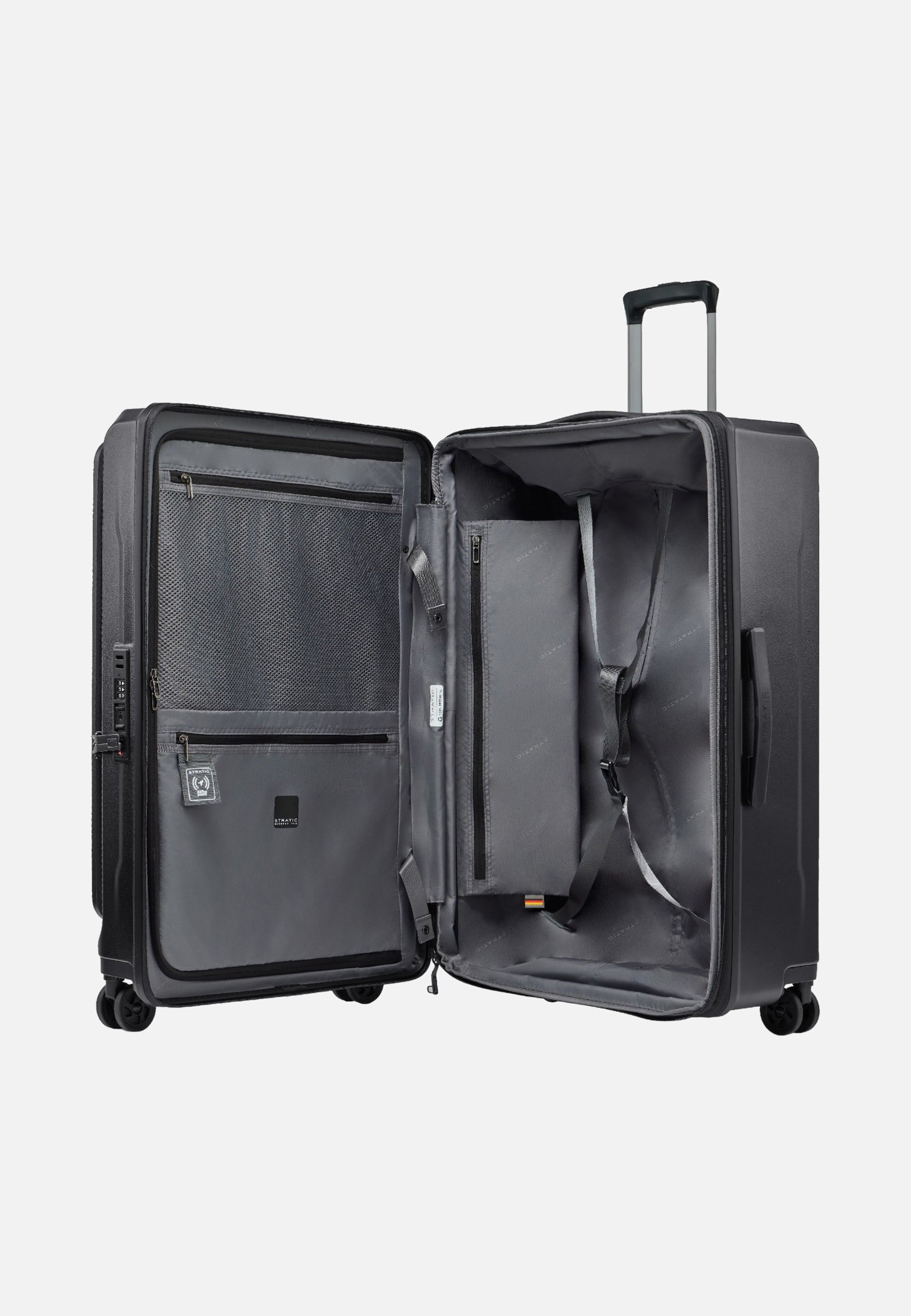 Stratic Phoenix ML Trolley L Black Suitcase