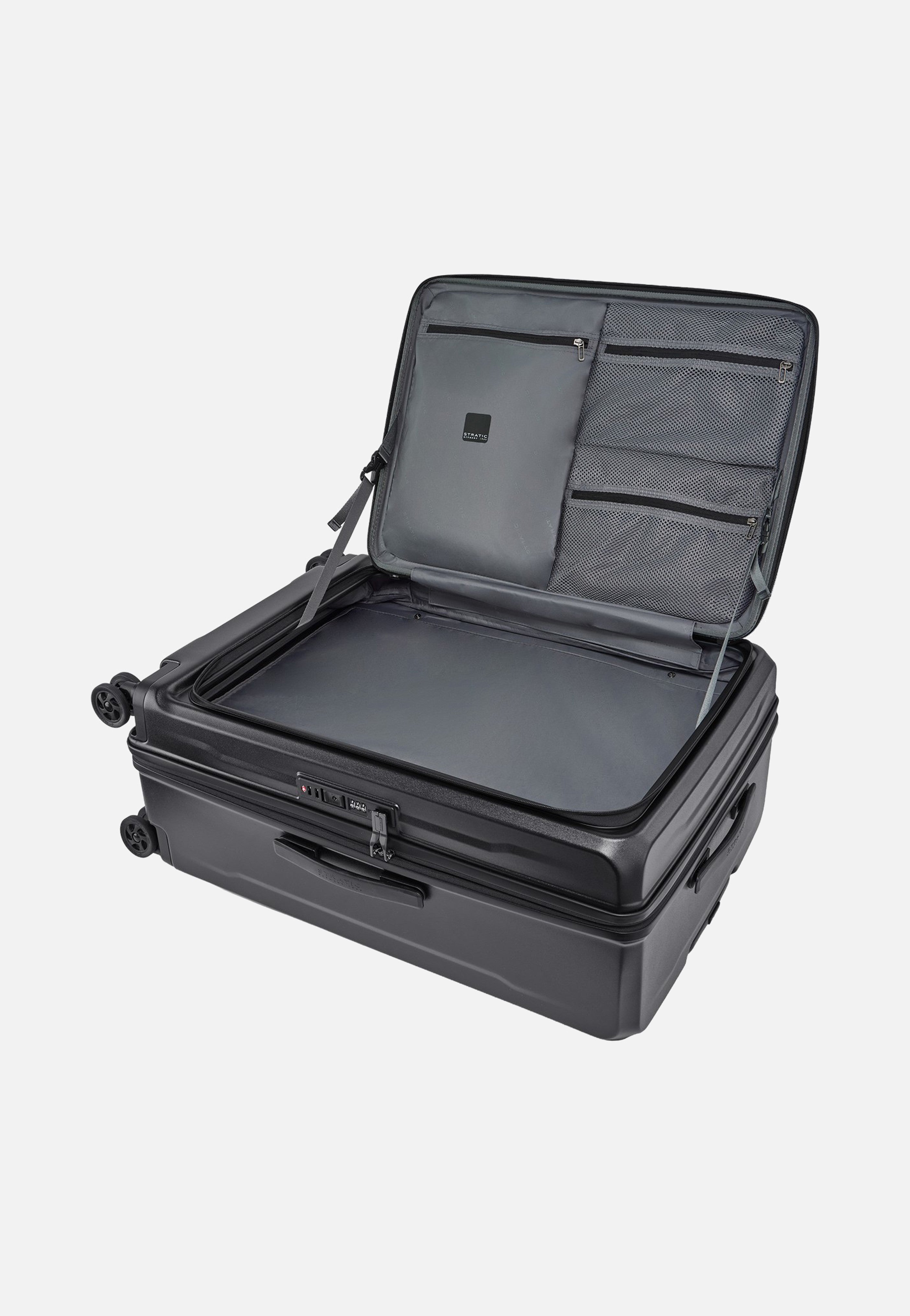 Stratic Phoenix ML Trolley L Black Suitcase