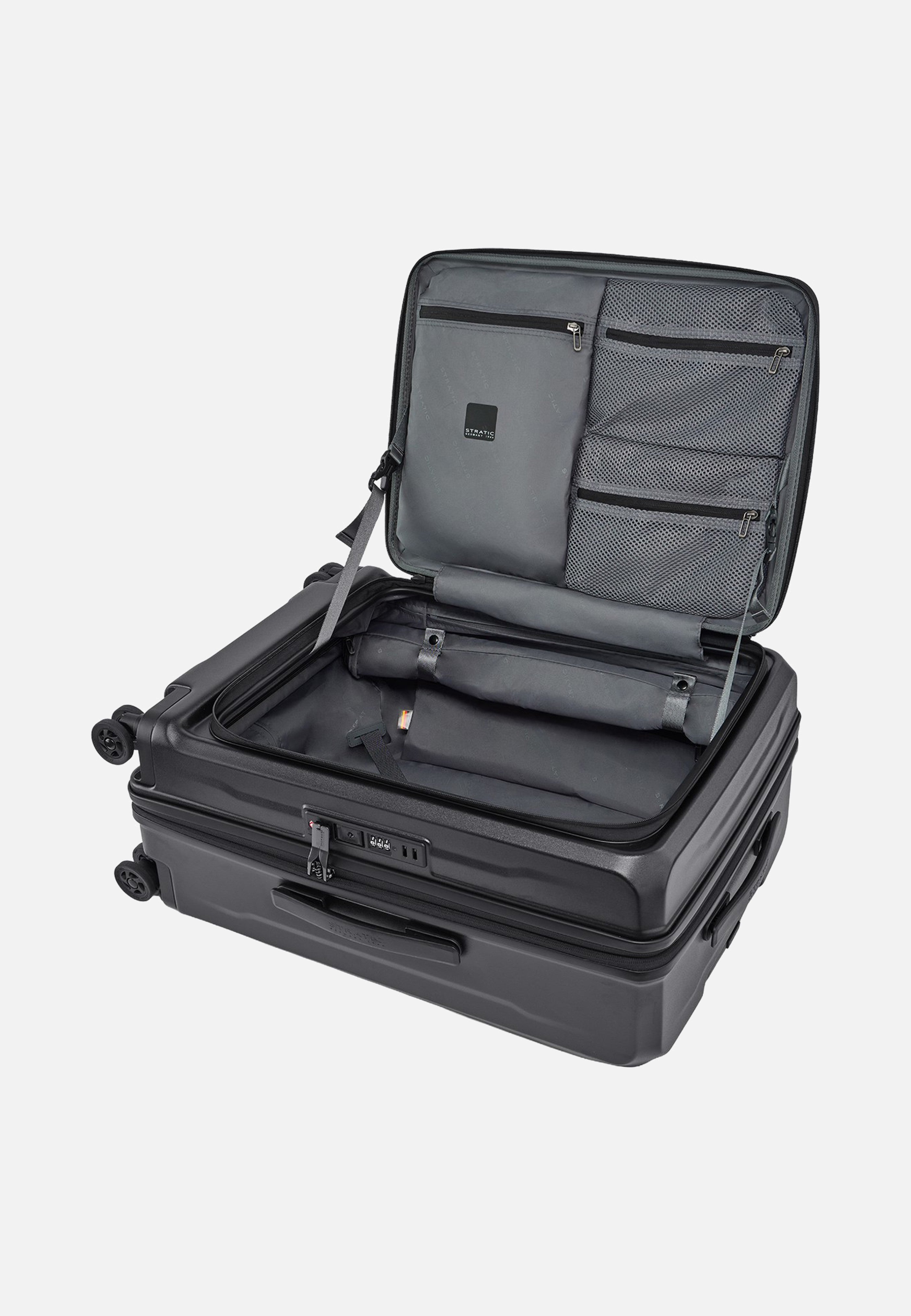 Stratic Phoenix ML Trolley M Black Suitcase