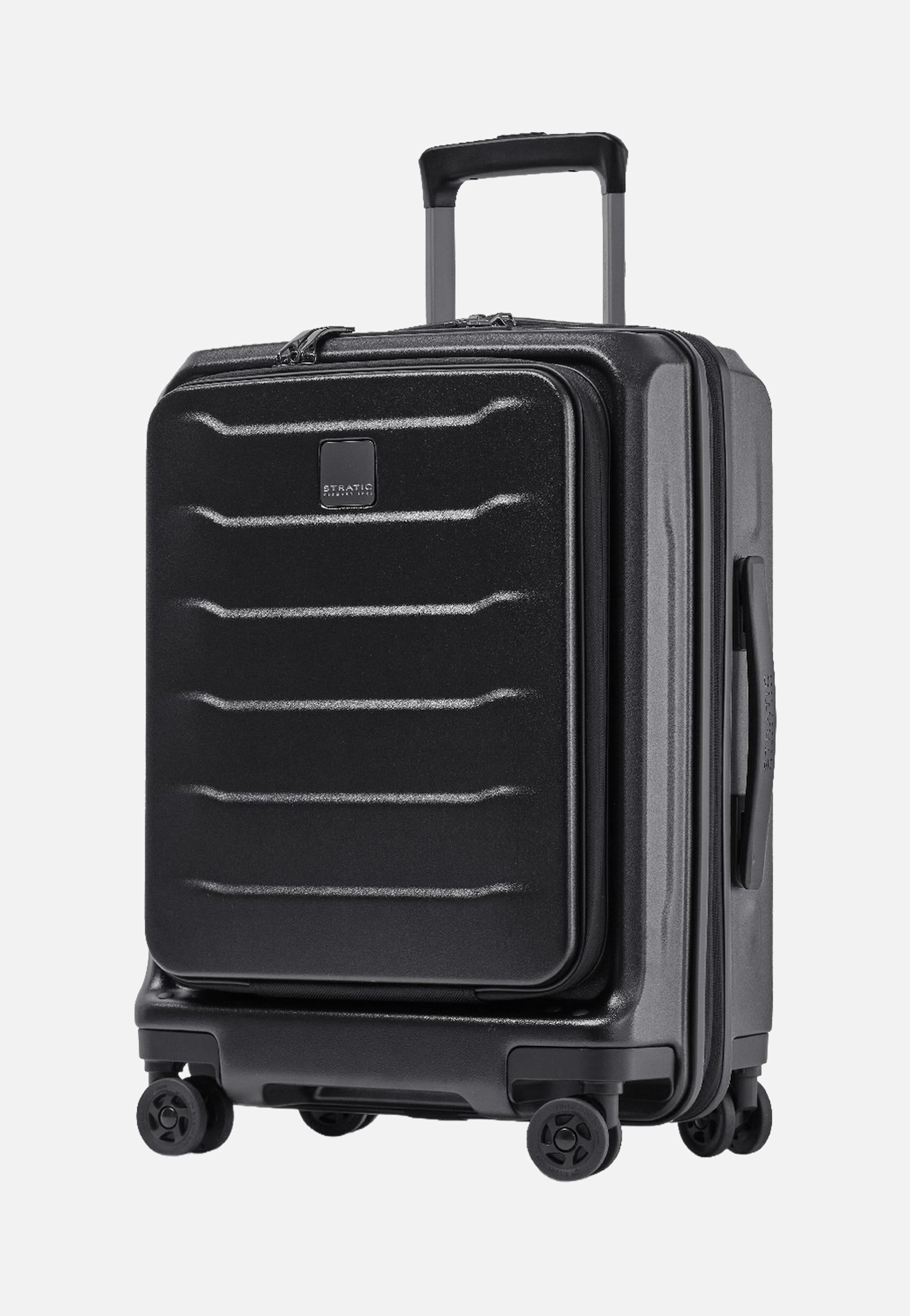 Stratic Phoenix ML Trolley S Black Suitcase