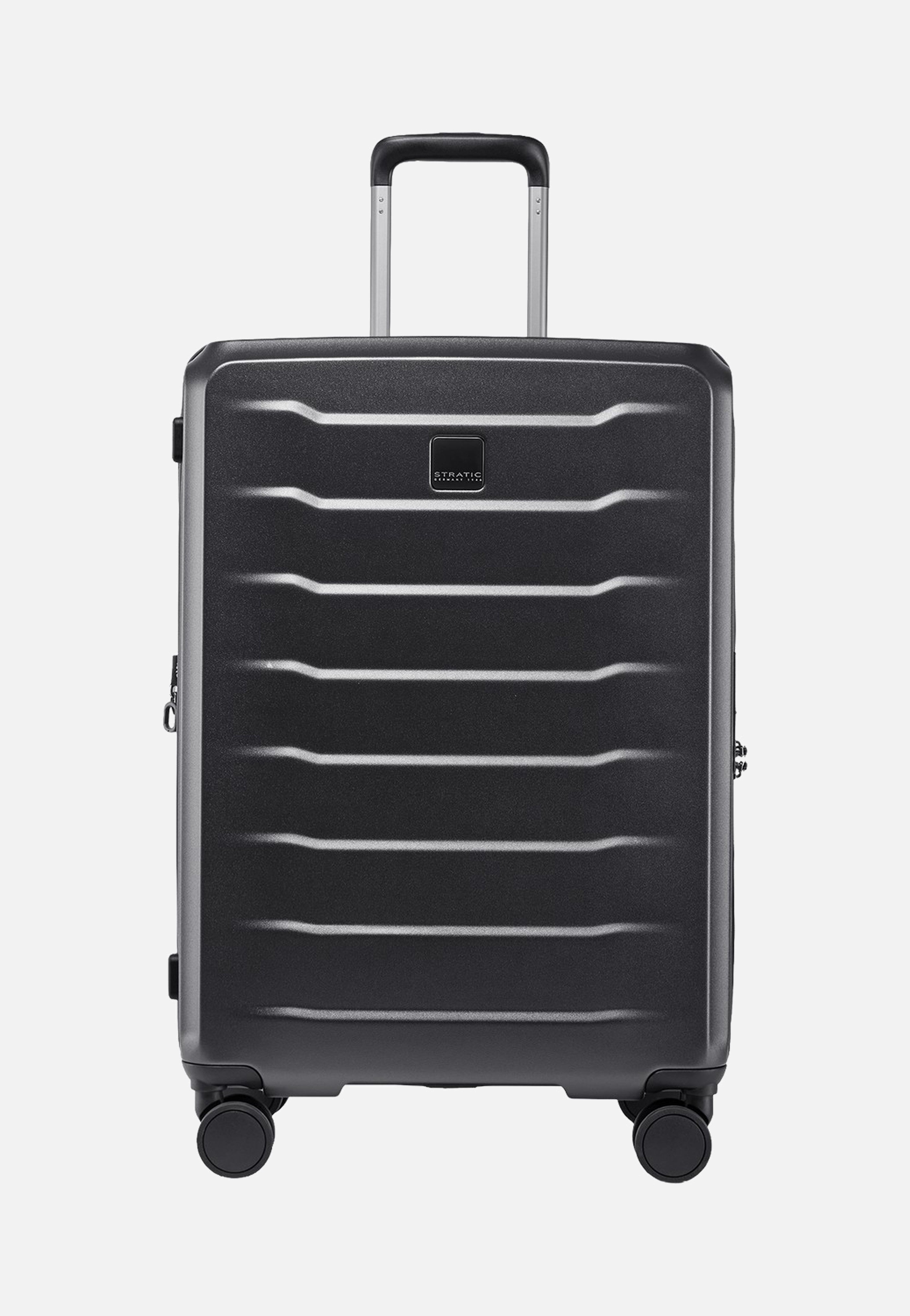 Stratic Phoenix SL Trolley M Black Suitcase