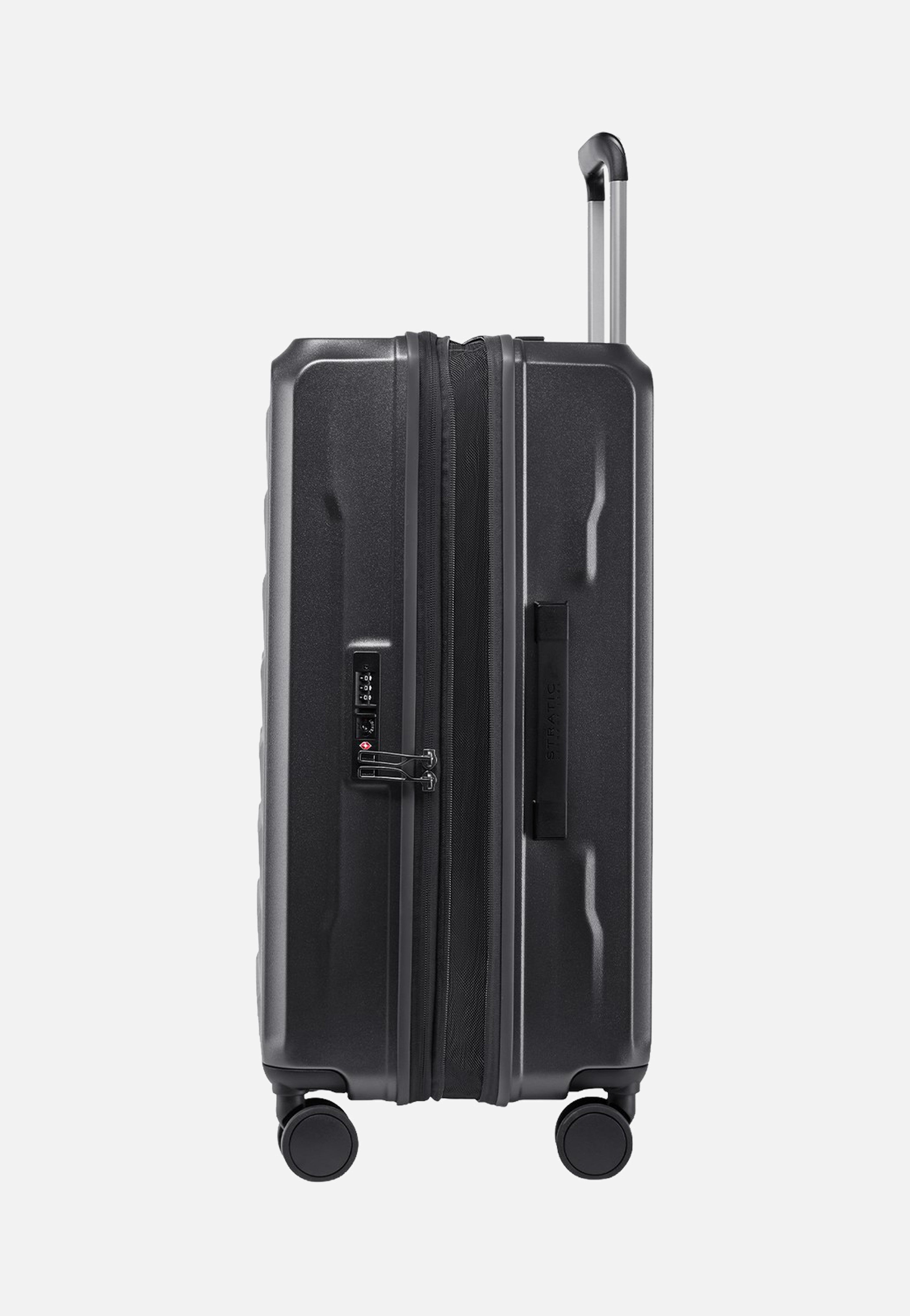 Stratic Phoenix SL Trolley M Black Suitcase