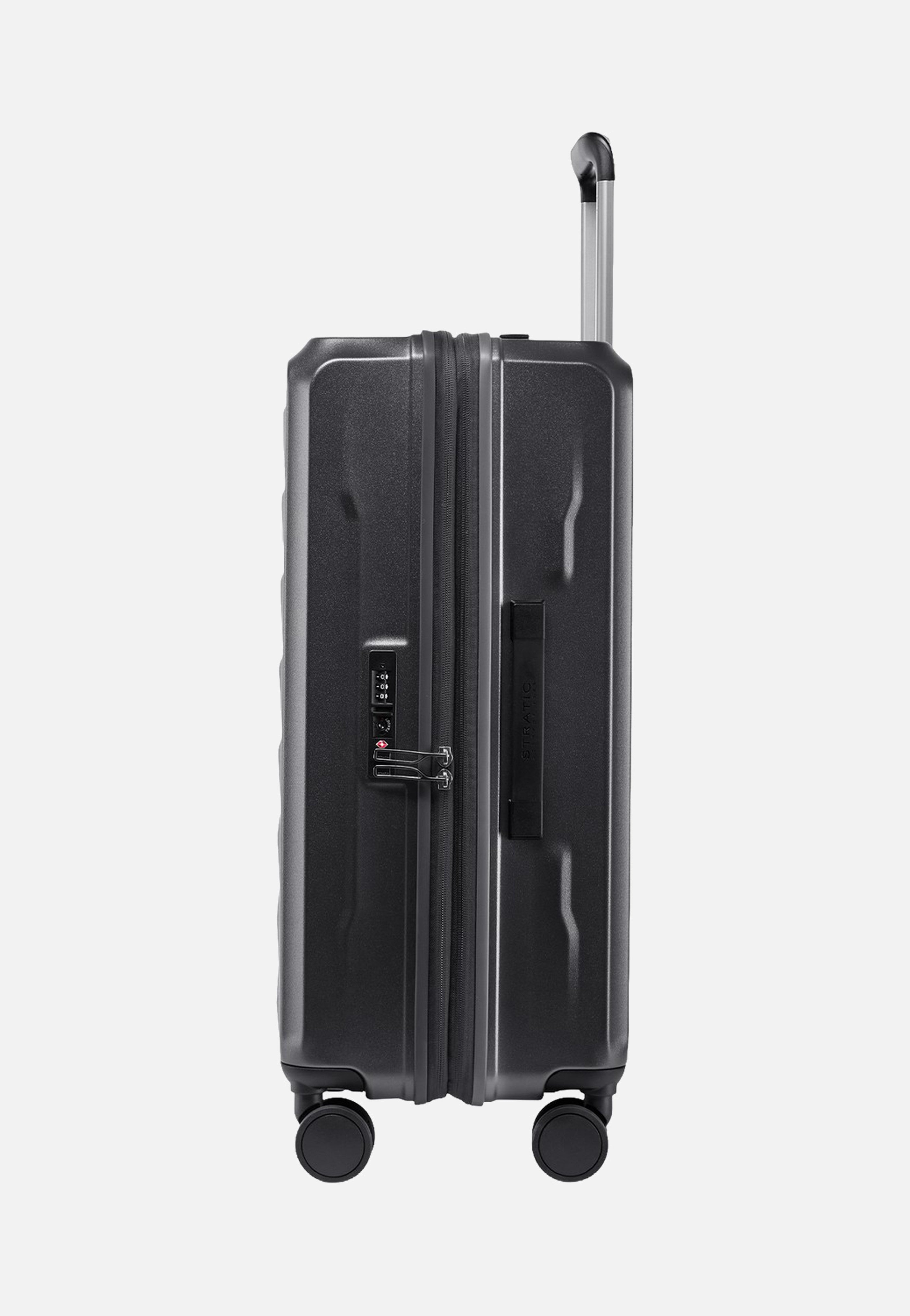 Stratic Phoenix SL Trolley M Black Suitcase