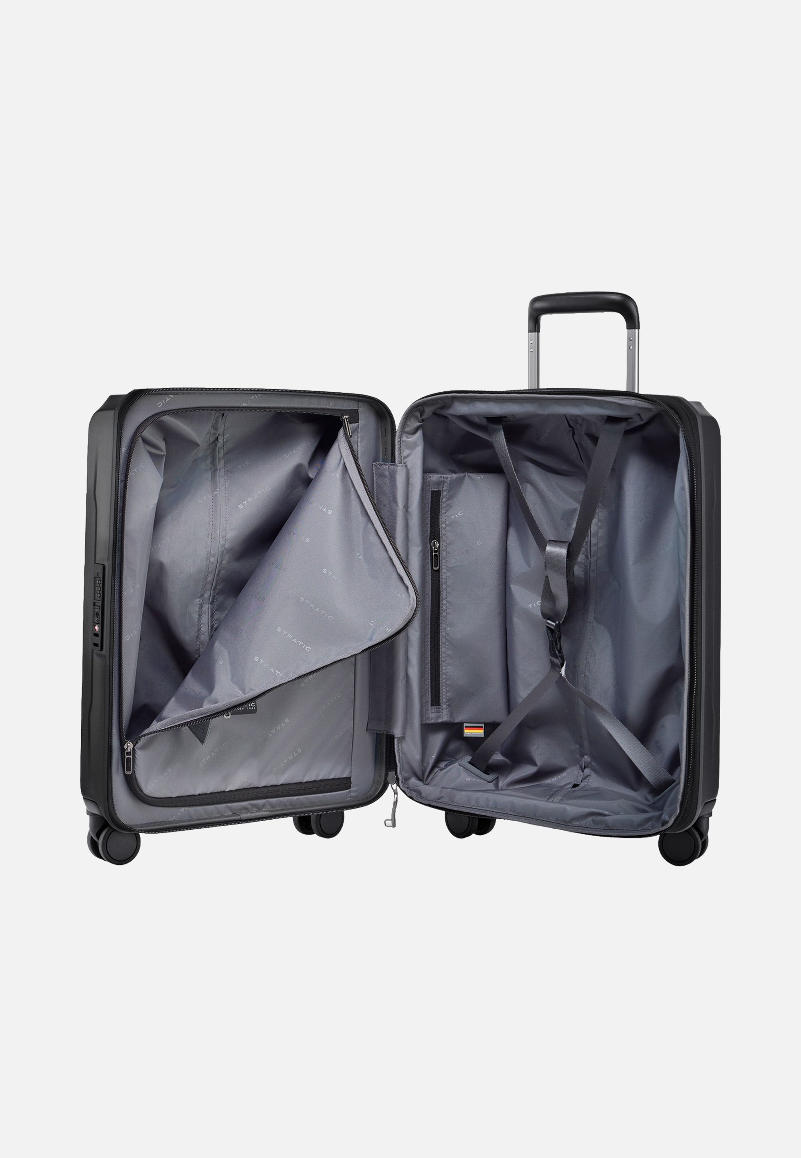 Stratic Phoenix SL Trolley S Black Suitcase