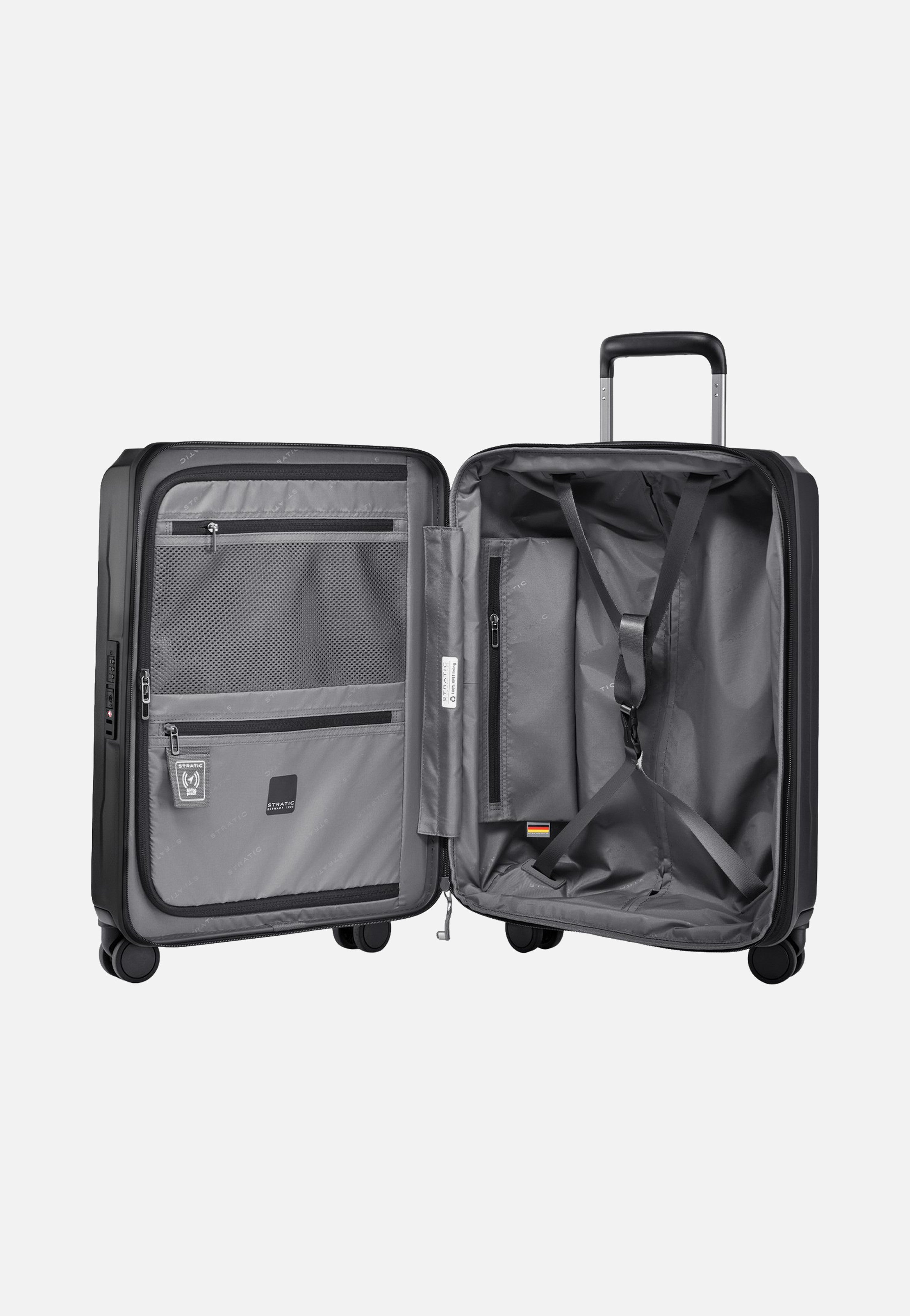 Stratic Phoenix SL Trolley S Black Suitcase