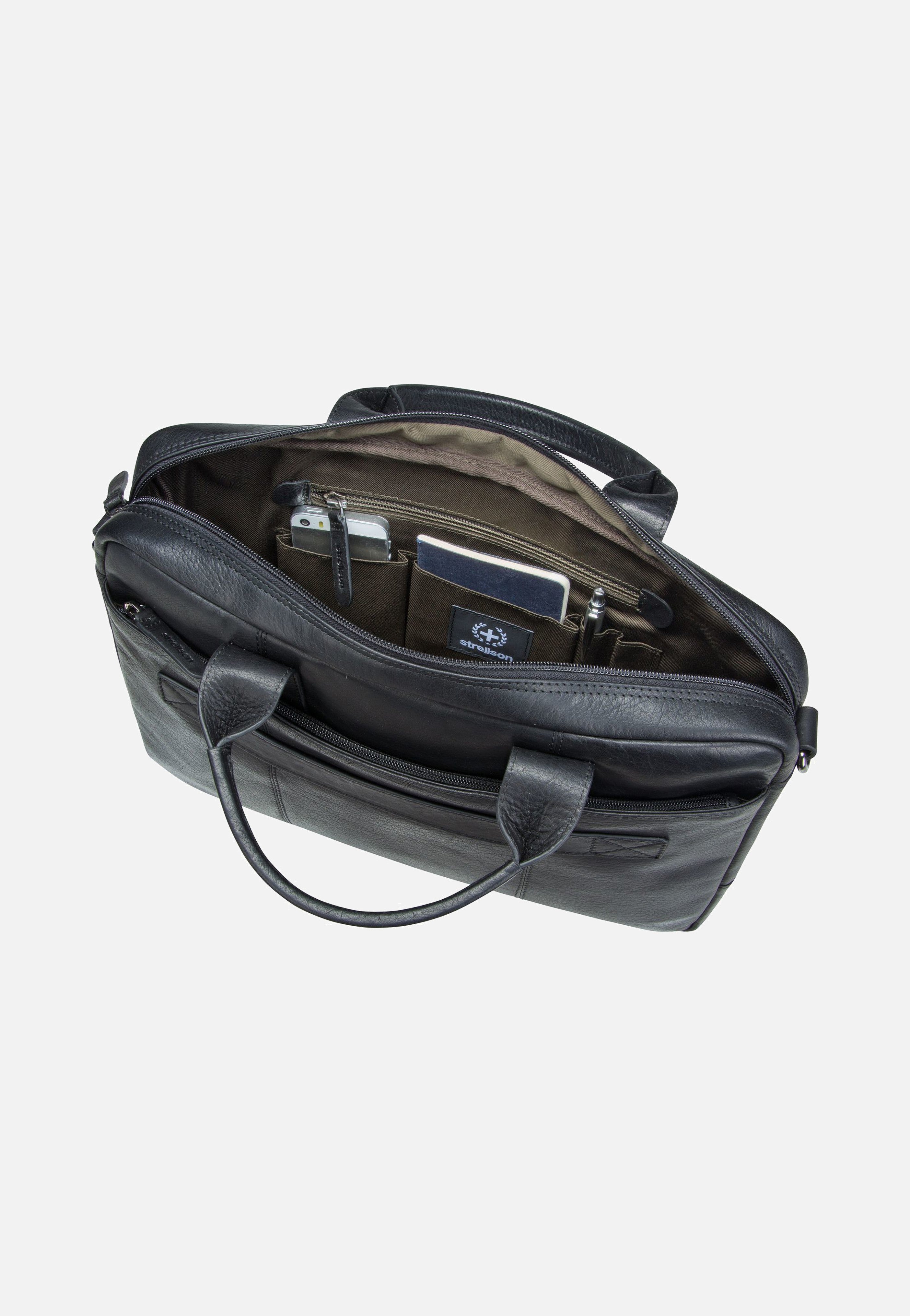 Strellson - Hyde Park BriefBag SHZ1 Black - Briefcase | Men-Image