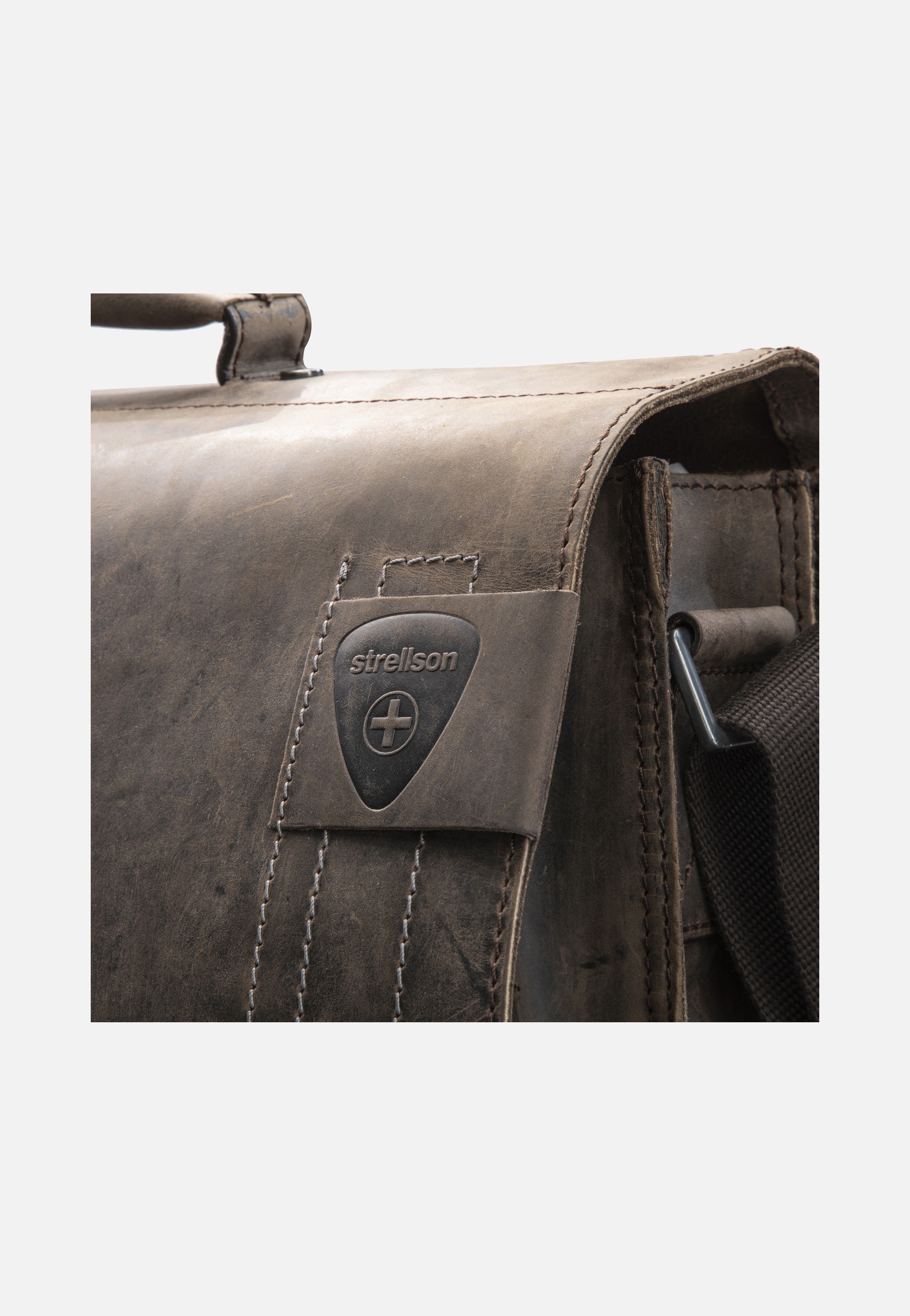 Strellson - Richmond Briefbag XL Dark Brown - Briefcase | Men-Image