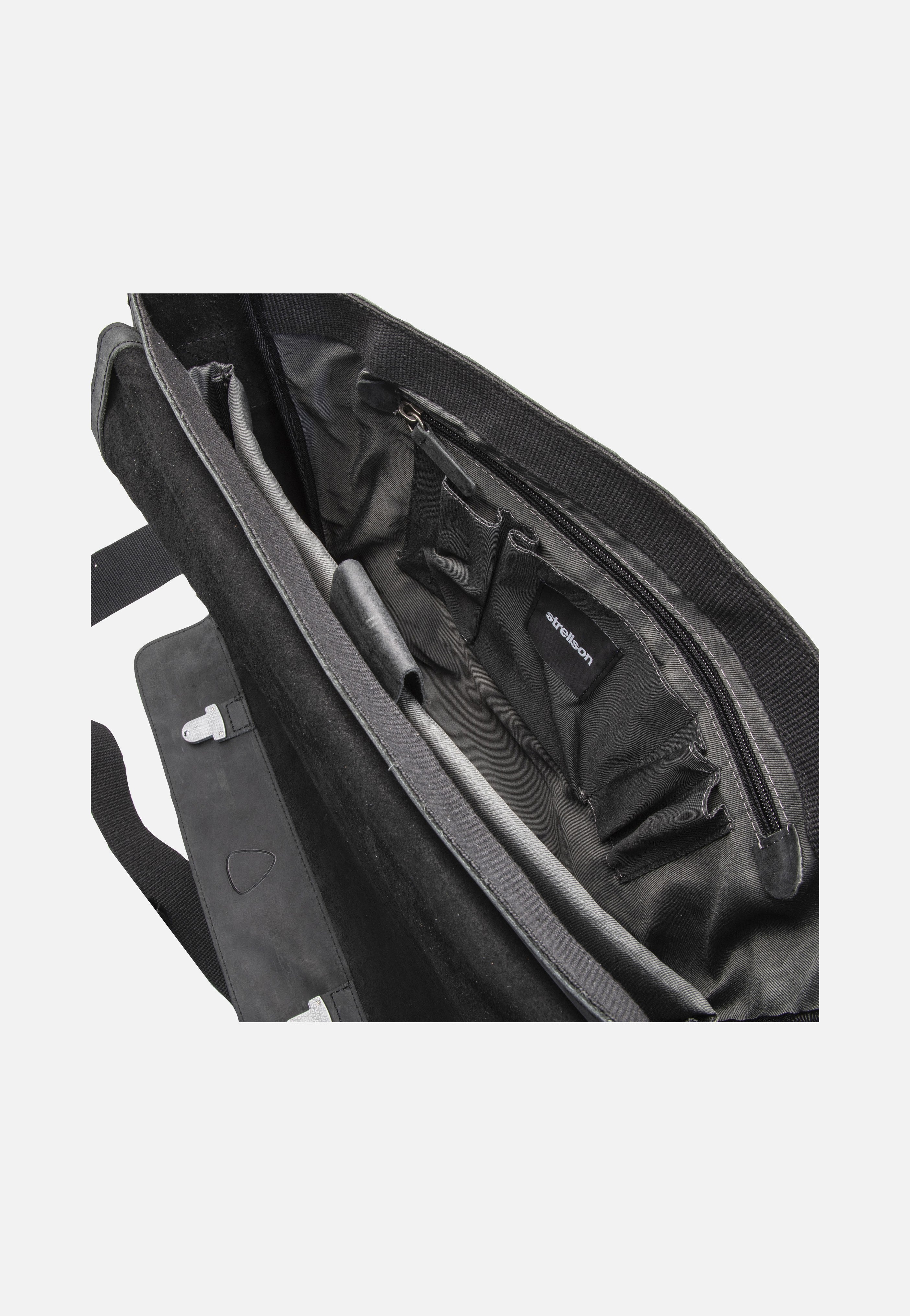 Strellson - Richmond Messenger LH Black - Messenger Bag | Men-Image