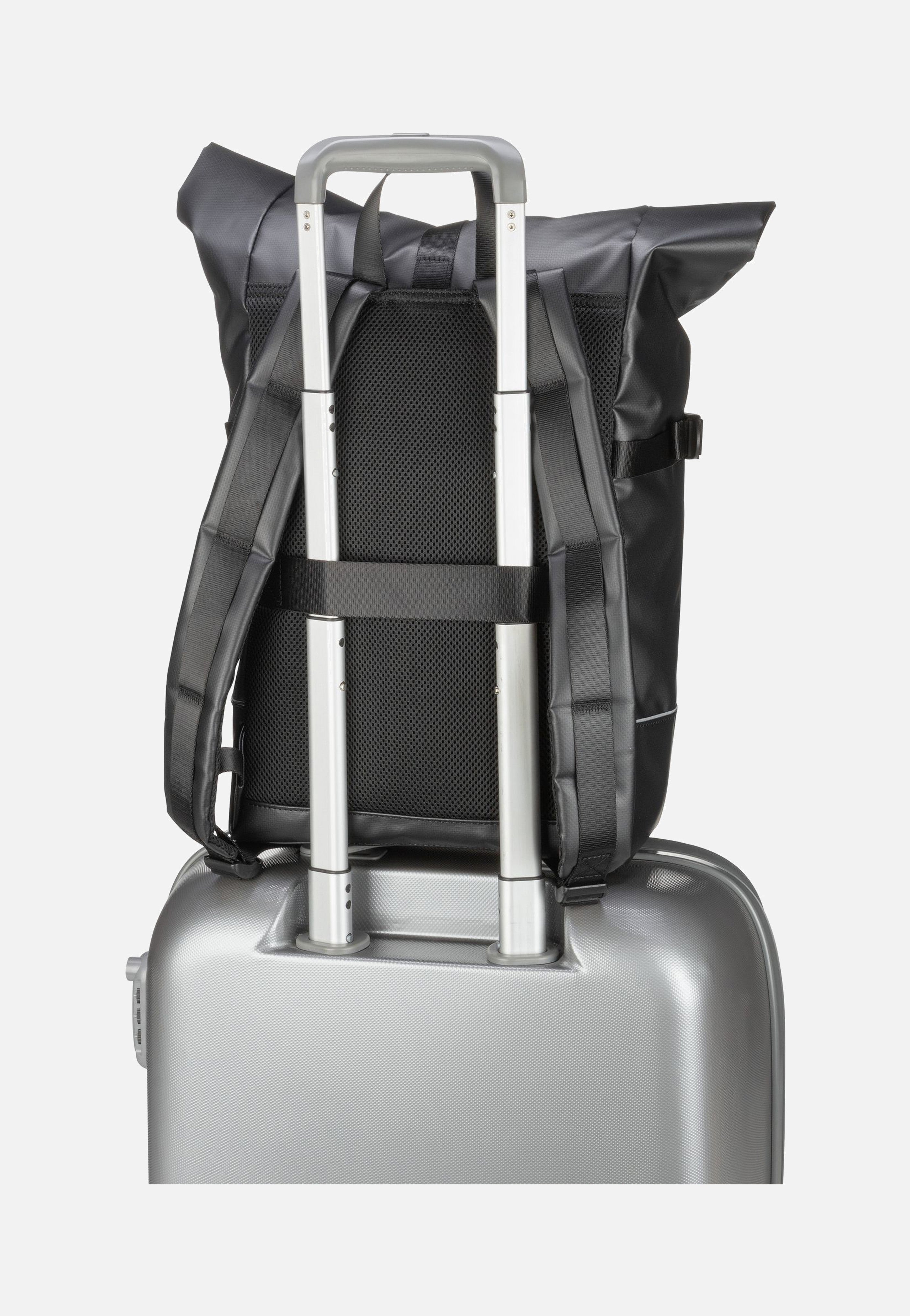 Strellson - Stockwell 2.0 Eddie MVF Black - Rolltop Backpack | Men-Image