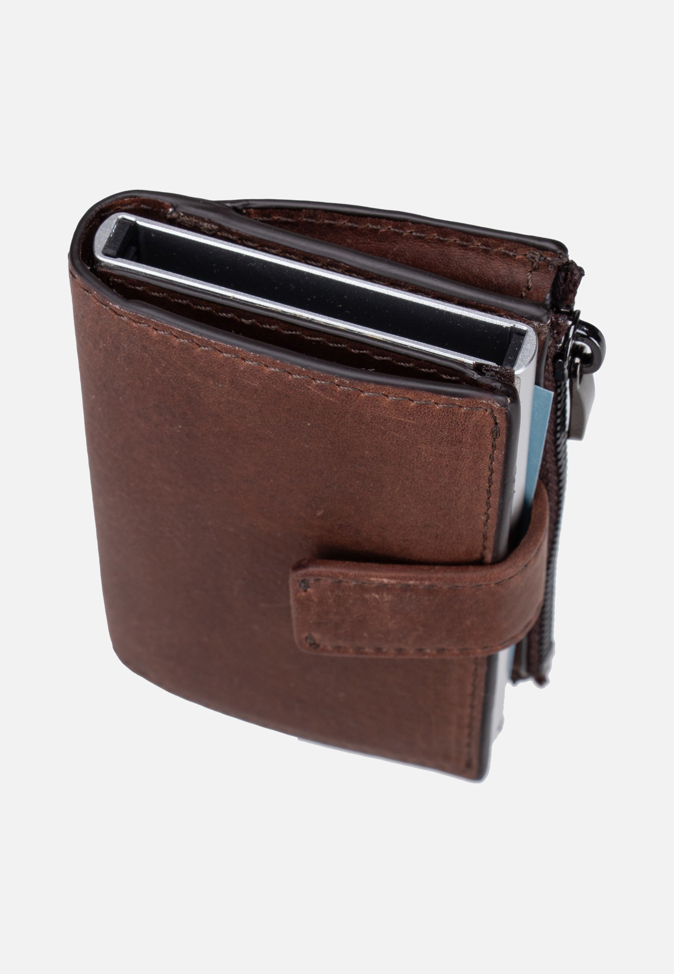 Strellson Camden C-Four E-Cage SV8 Dark Brown Portemonnaie