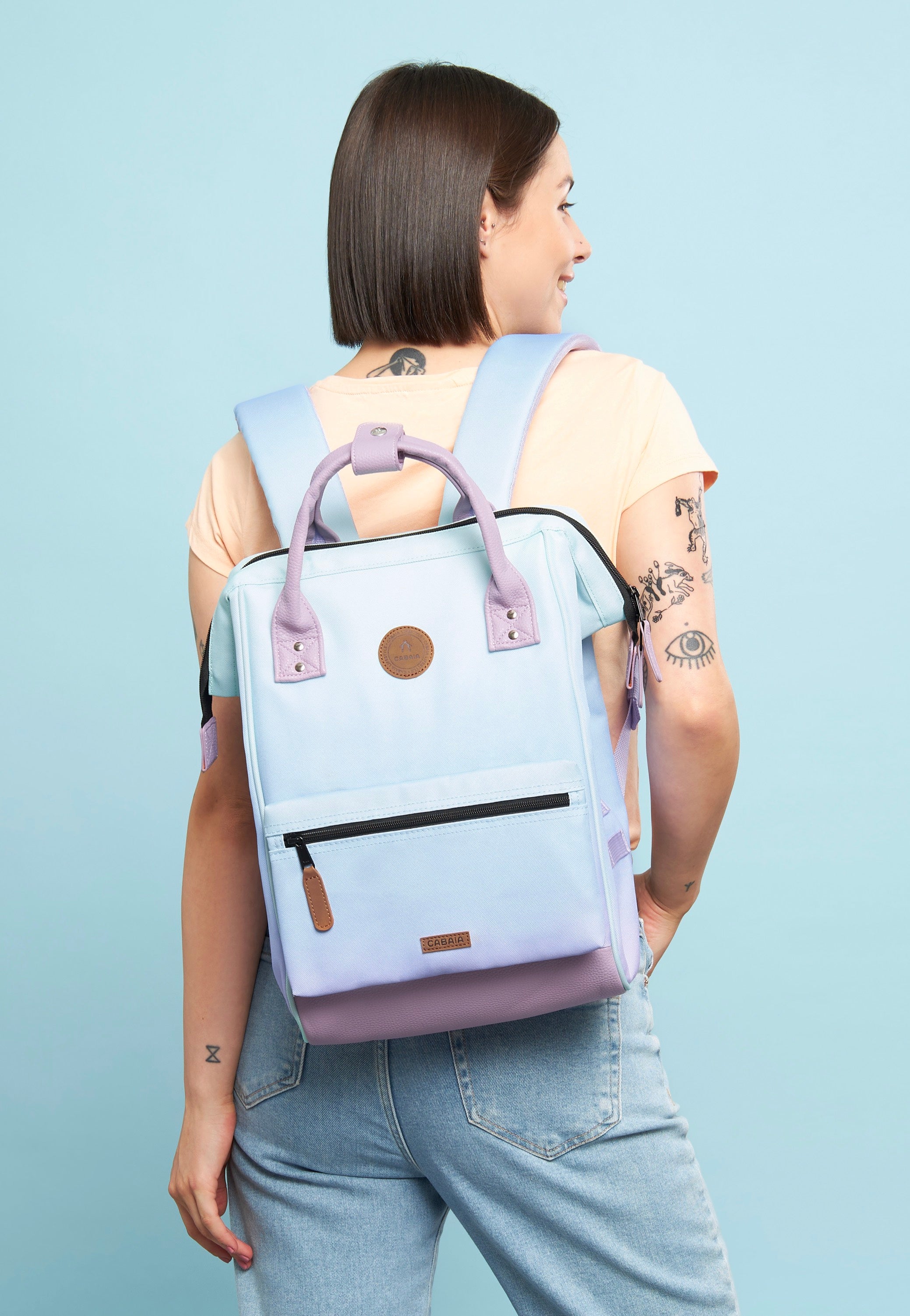 Cabaia Adventurer Recycled Oxford Degrade Medium Mykonos Backpack