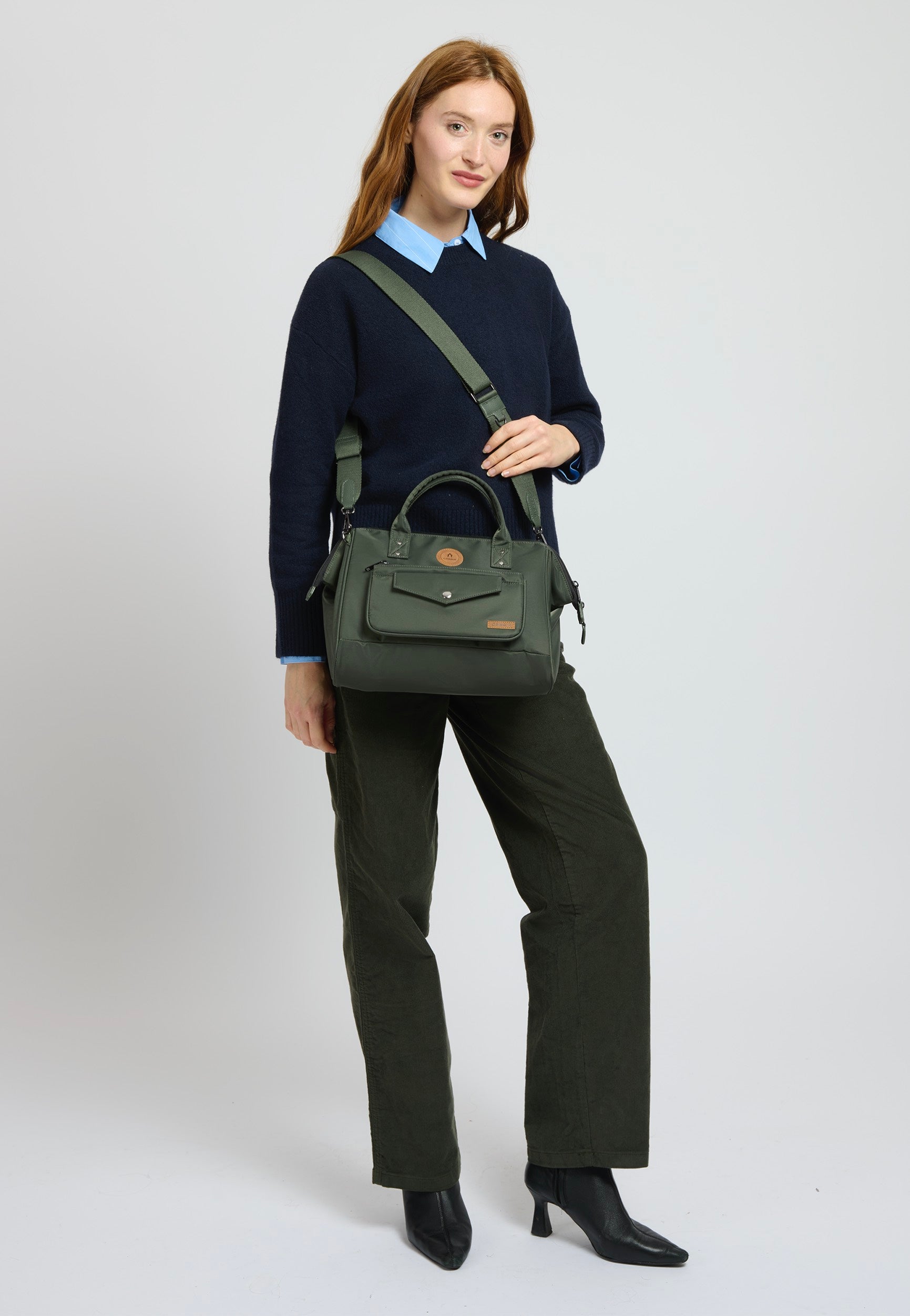 Cabaia Crossbody Nylon Large Hobart Handle Bag