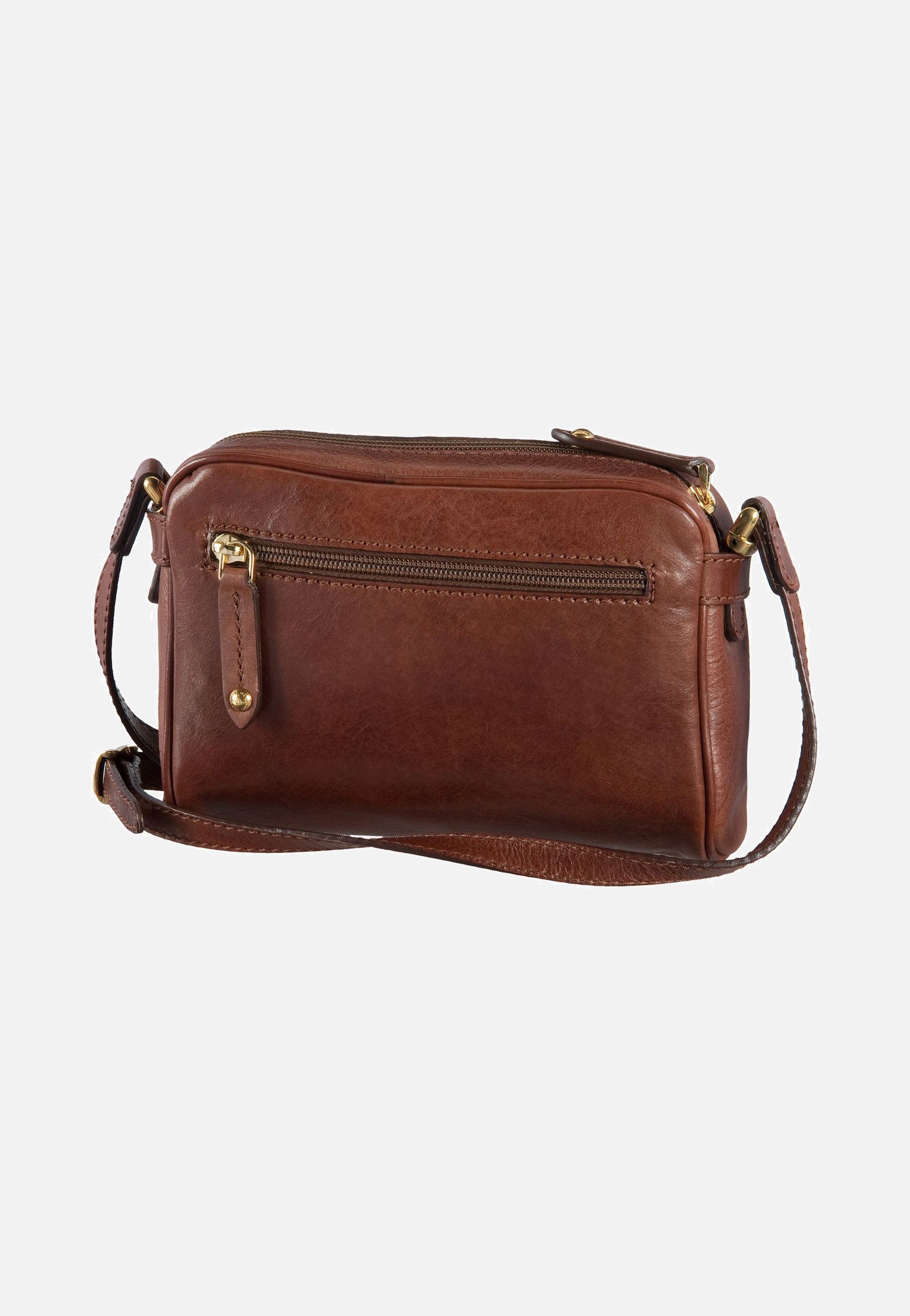 The Bridge - Story Donna Shoulder Bag Marrone/Oro - Crossbody Bag | Women-Image