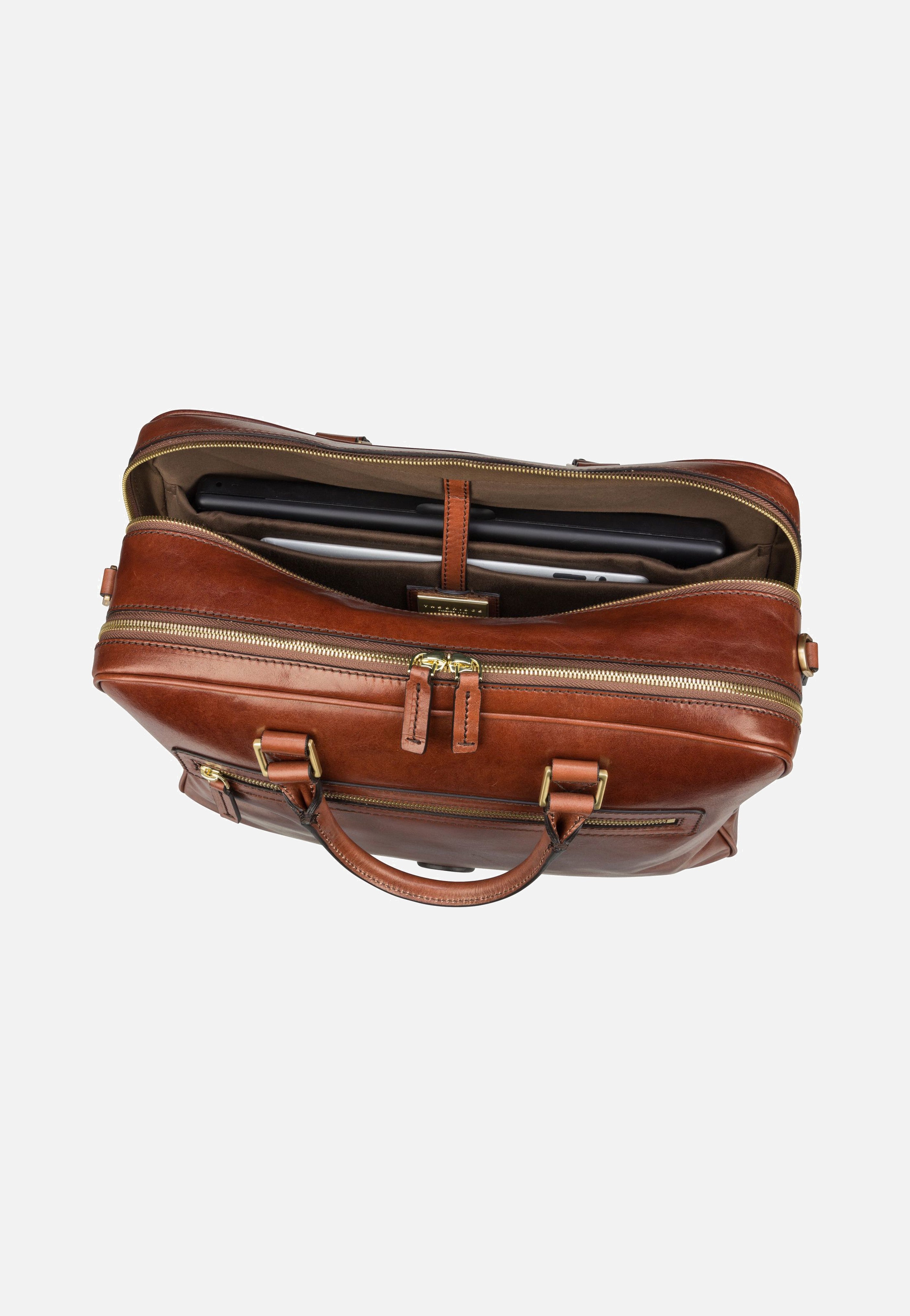 The Bridge - Story Uomo 3500 Marrone/Oro - Briefcase | Men-Image