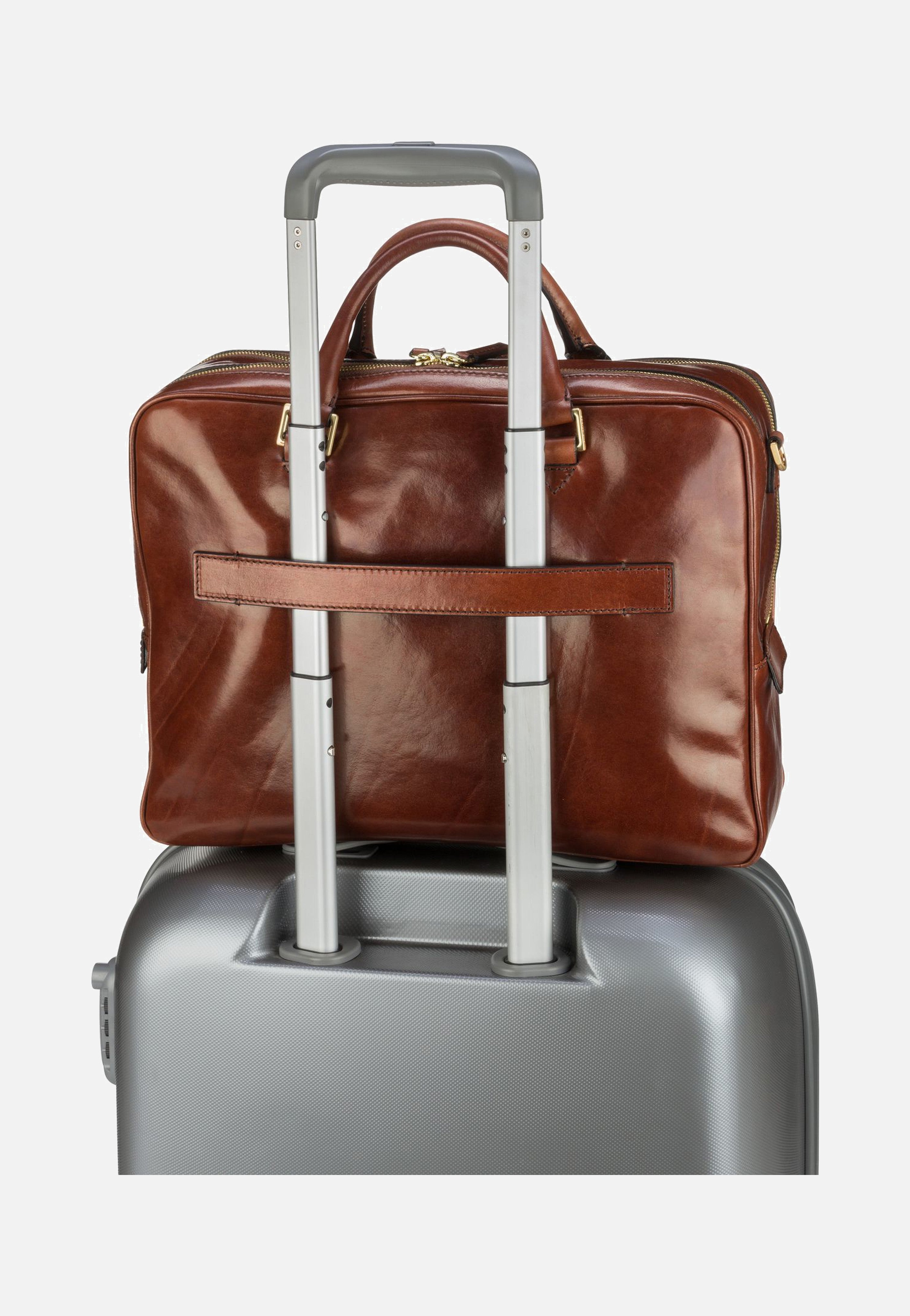 The Bridge - Story Uomo 3500 Marrone/Oro - Briefcase | Men-Image