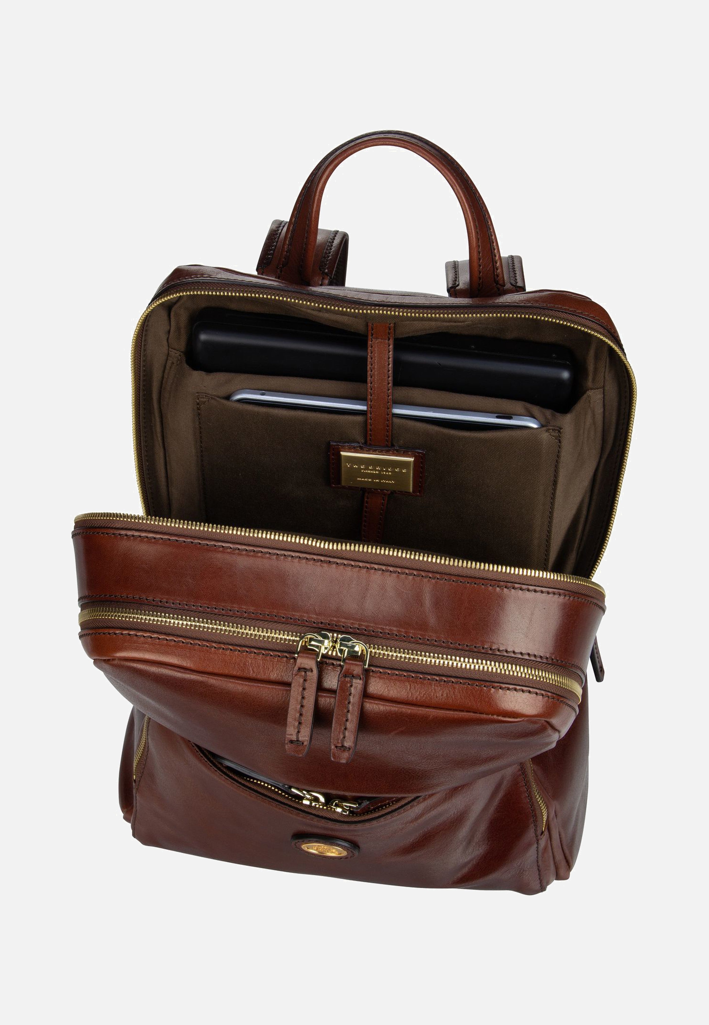 The Bridge - Story Uomo 4810 Marrone/Oro - Backpack | Men-Image