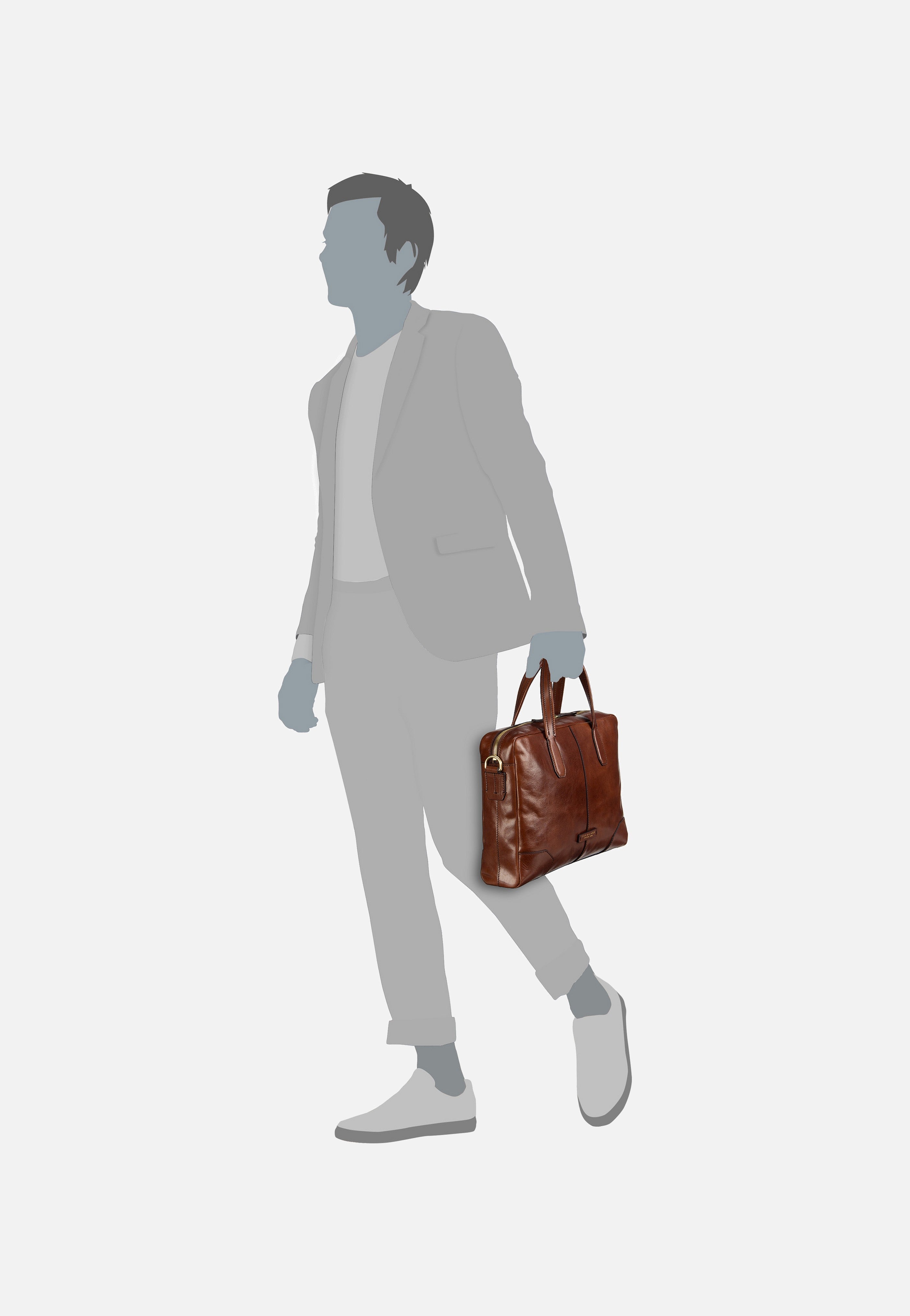 The Bridge - Vespucci 3620 Marrone - Briefcase | Men-Image