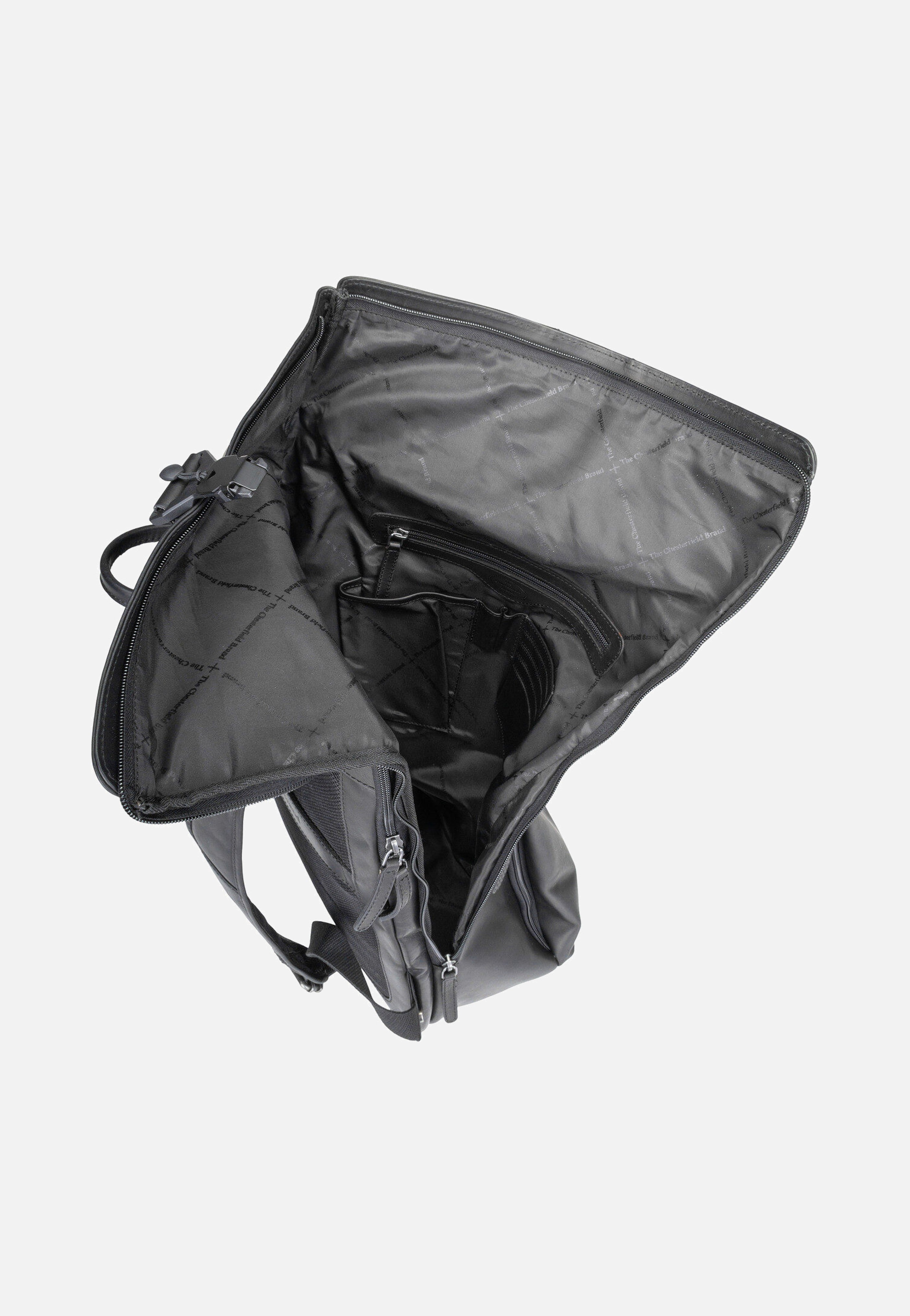 The Chesterfield Brand - Savona 0322 Black - Rolltop Backpack | Men-Image