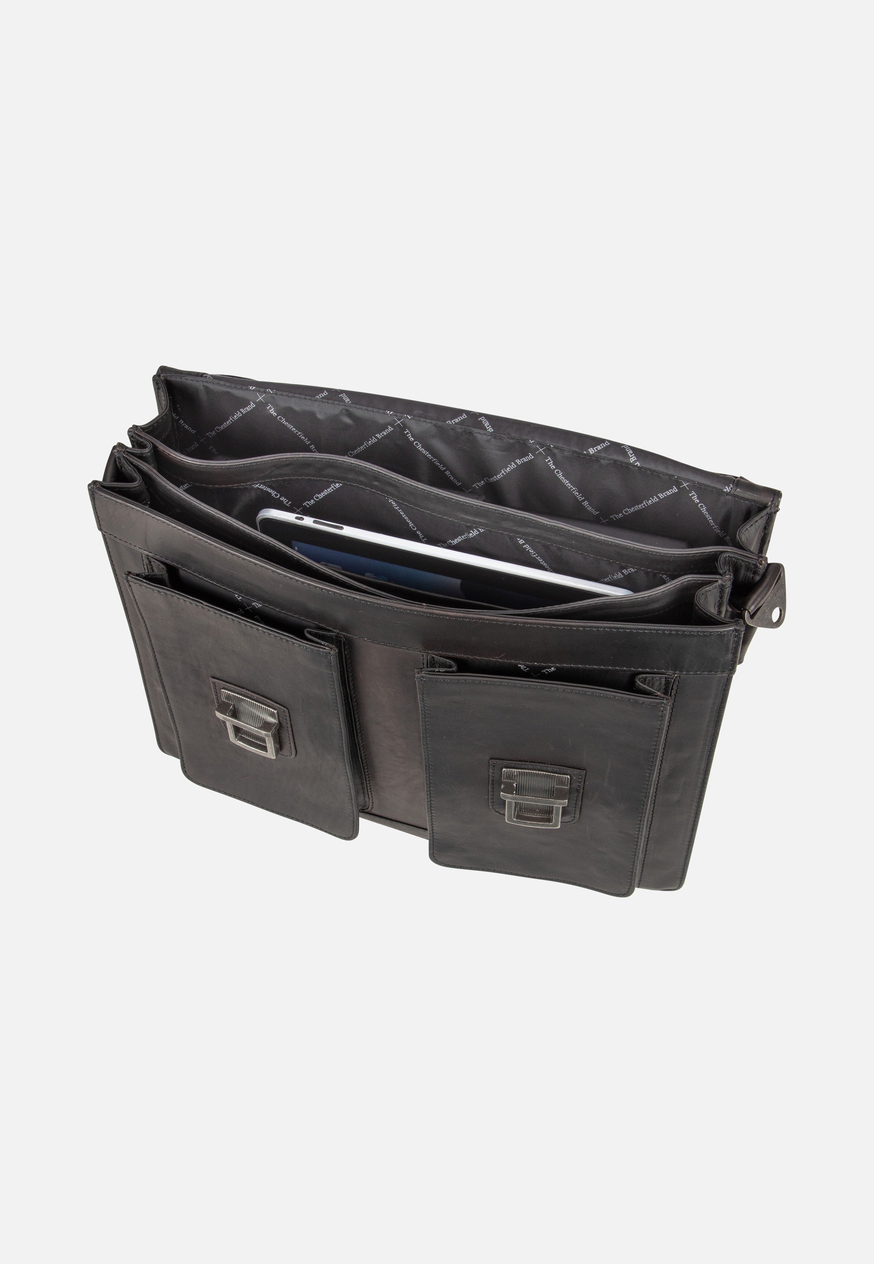 The Chesterfield Brand - Springfield 1072 Black - Briefcase | Men-Image
