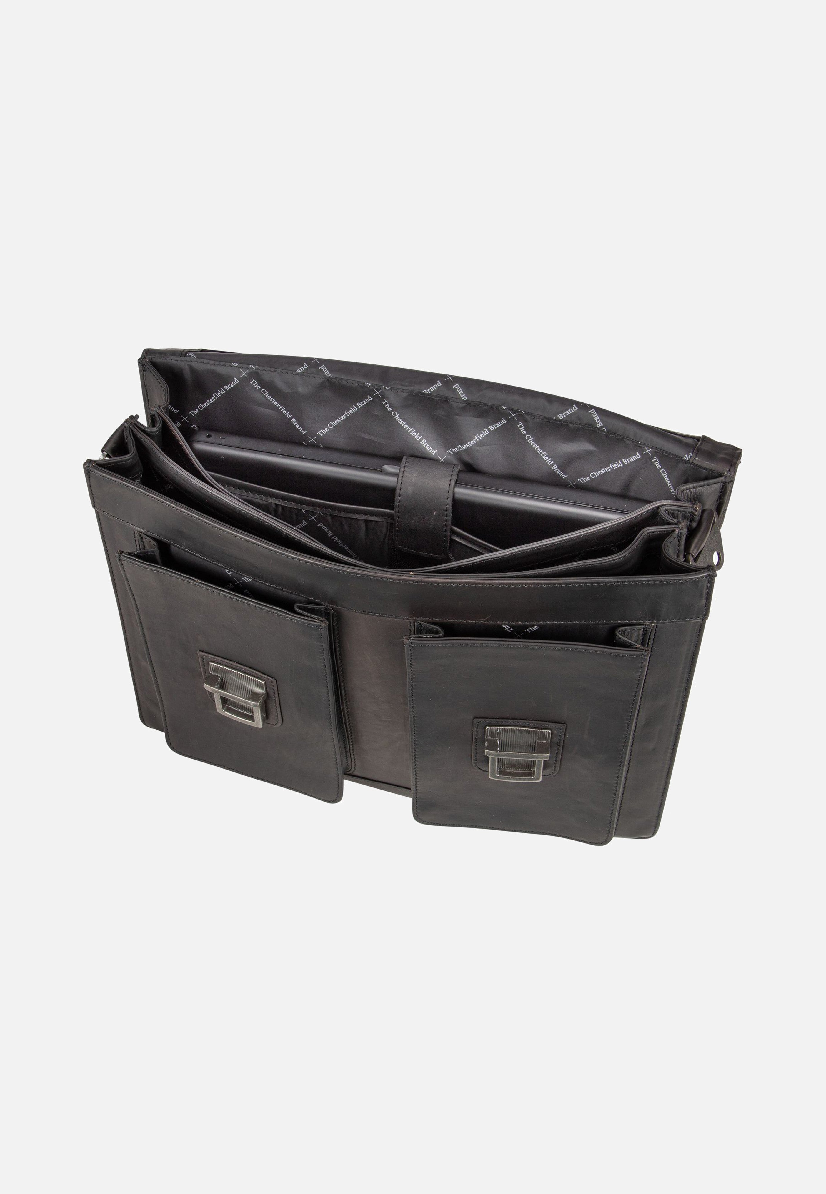 The Chesterfield Brand - Springfield 1072 Black - Briefcase | Men-Image