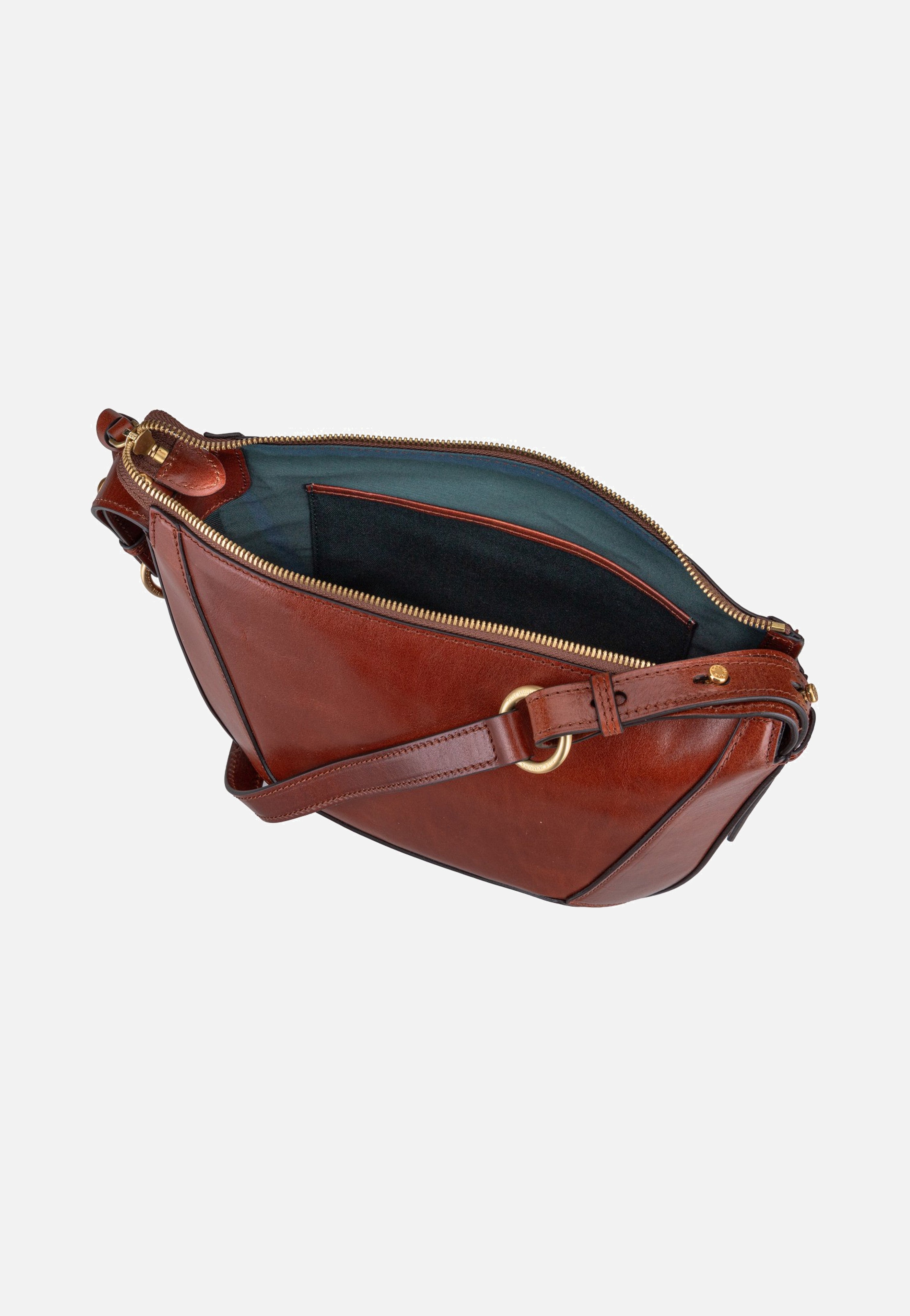 The Bridge Fedora Crossbody Marrone/Oro Umhängetasche