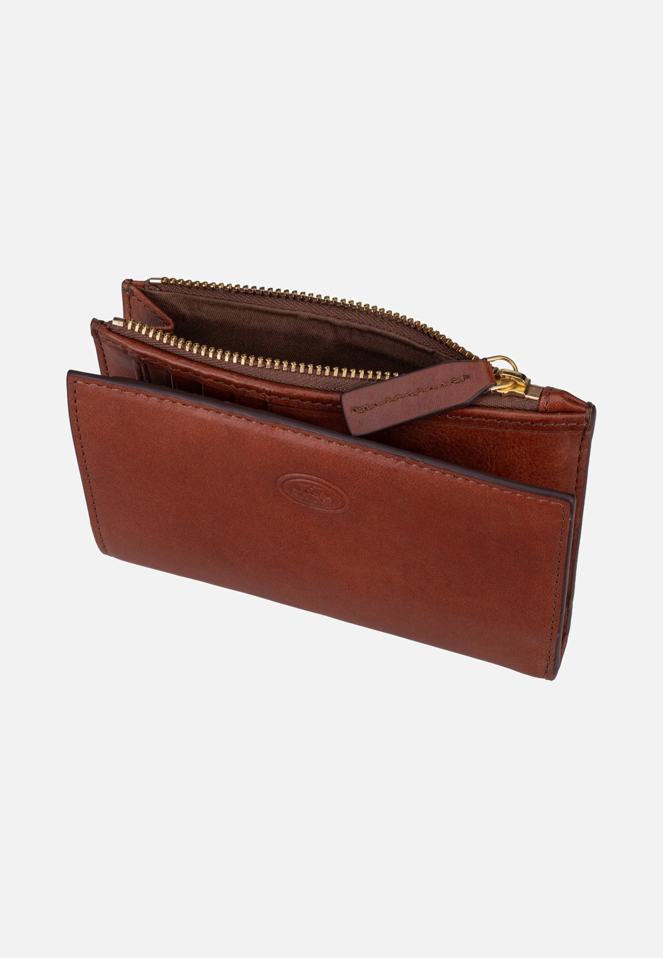 The Bridge Stodo Medium W/Zip Pocket Marrone/Oro Portemonnaie