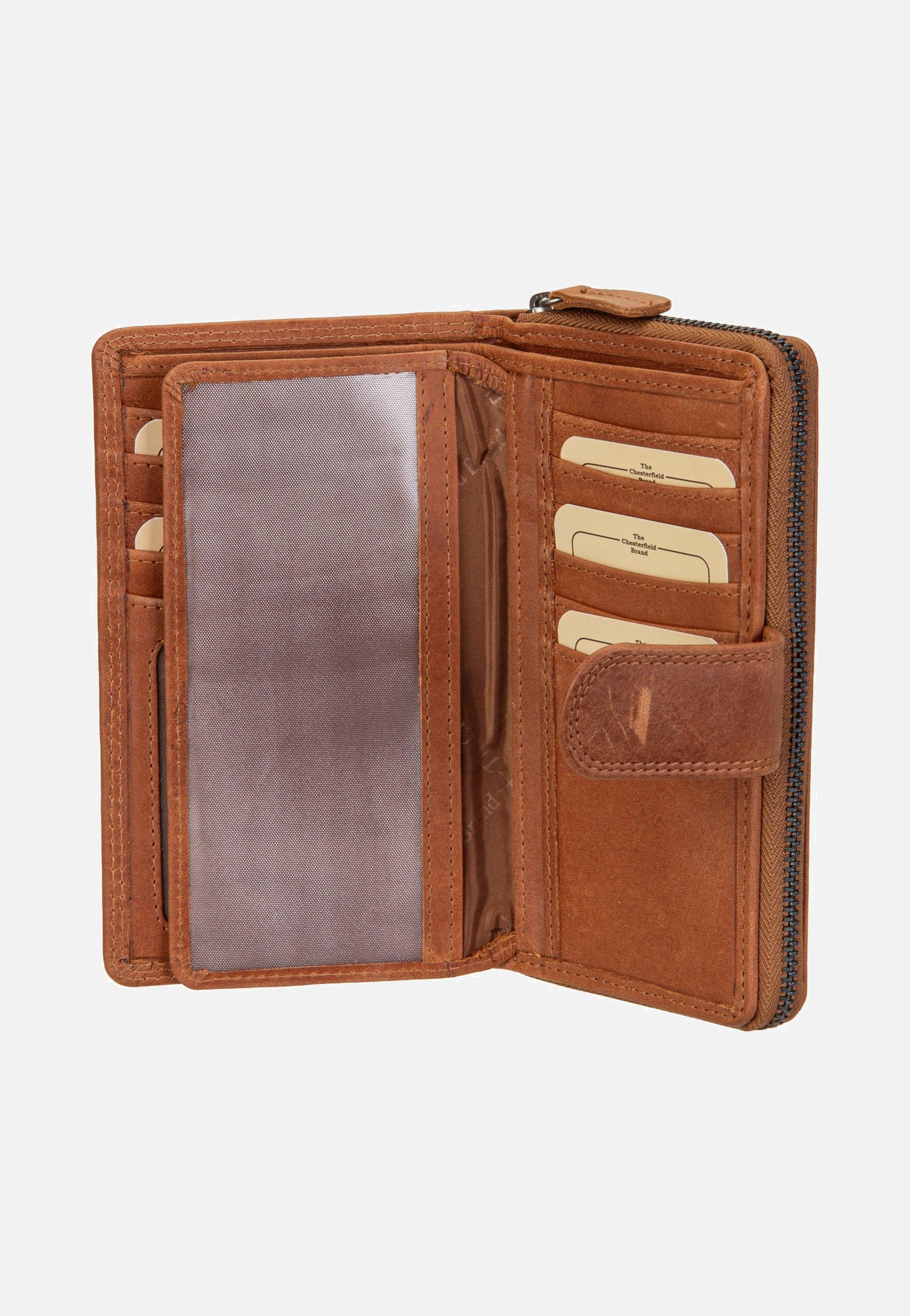 The Chesterfield Brand Charlotte 0504 Cognac Wallet