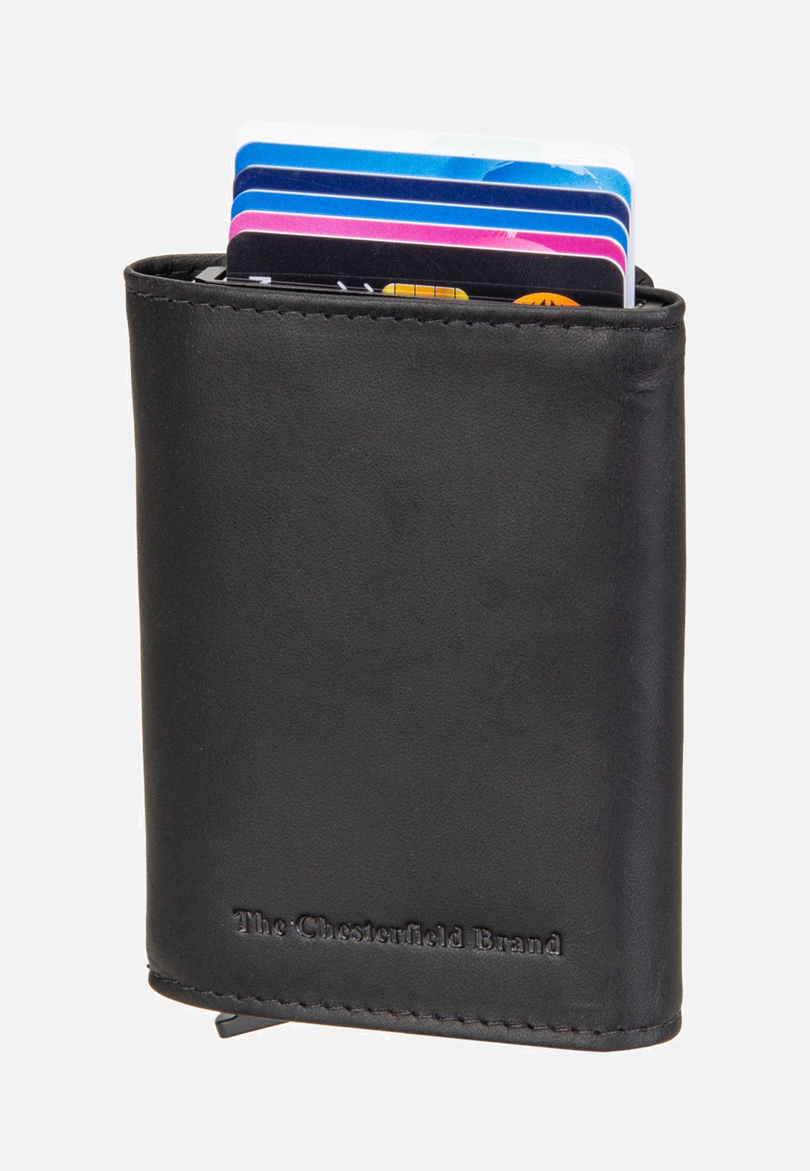 The Chesterfield Brand Palma 0383 Black Card Holder