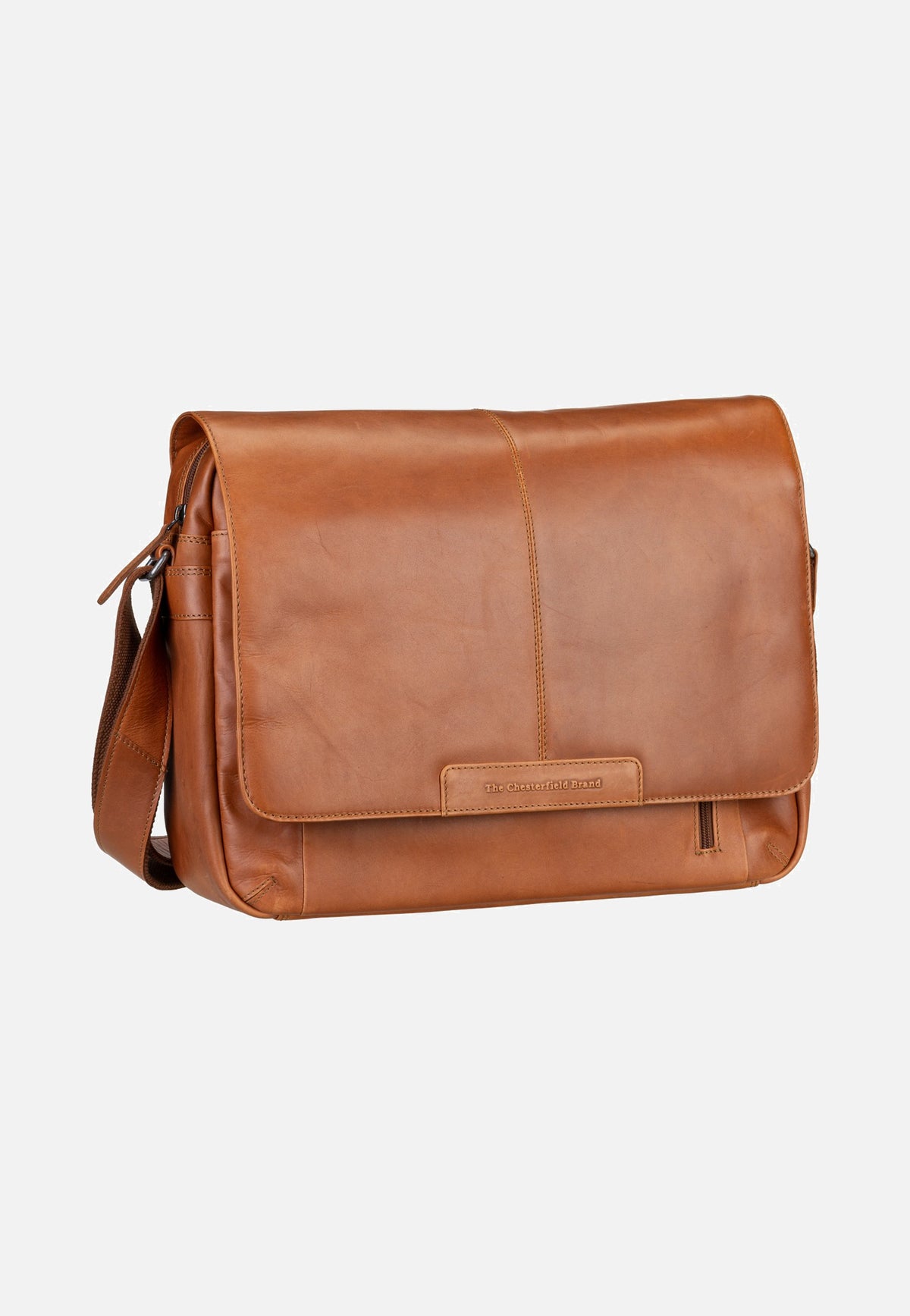 The Chesterfield Brand Richard 0552 Cognac Messenger Bag