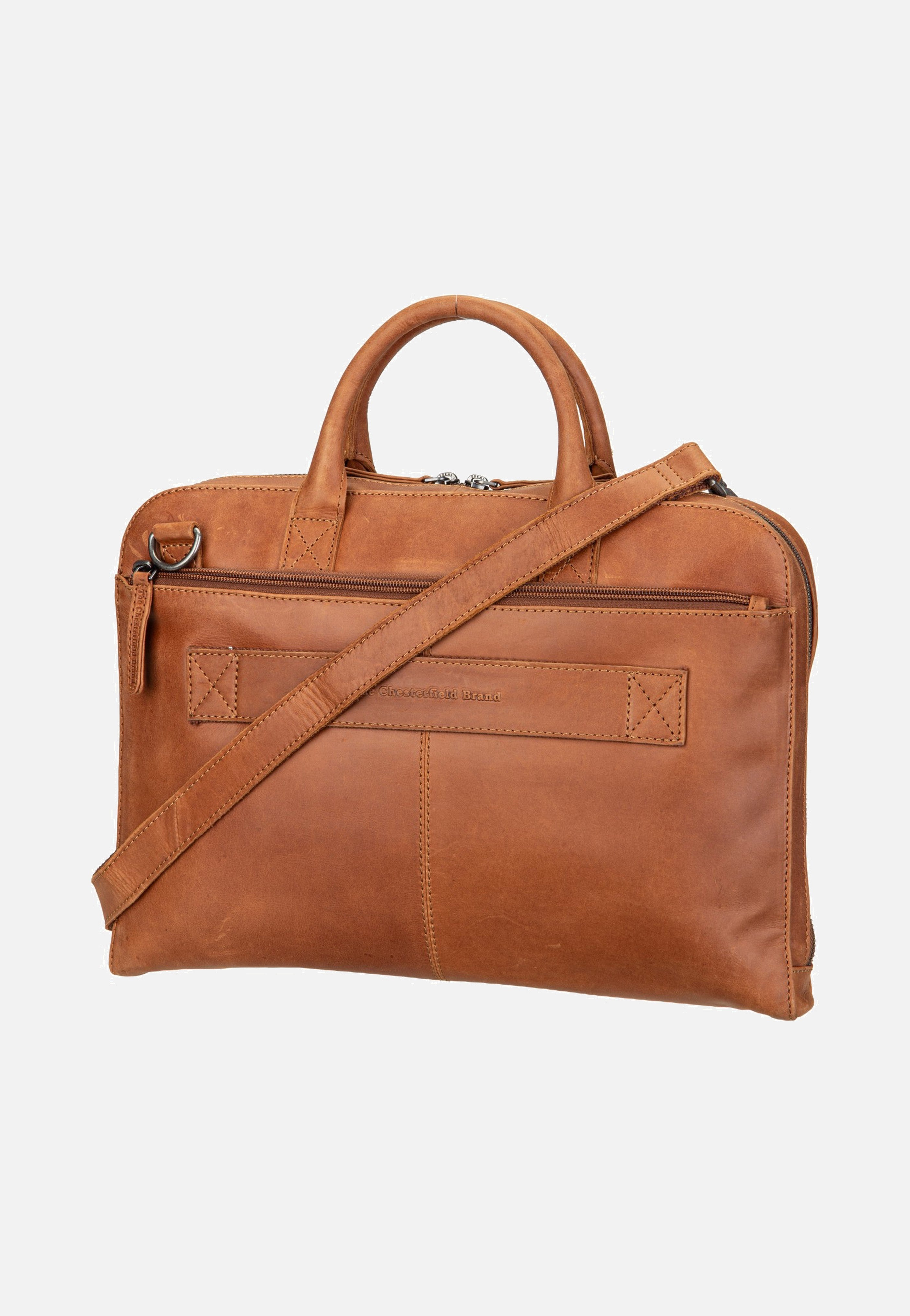 The Chesterfield Brand Tilbury 1097 Cognac Briefcase