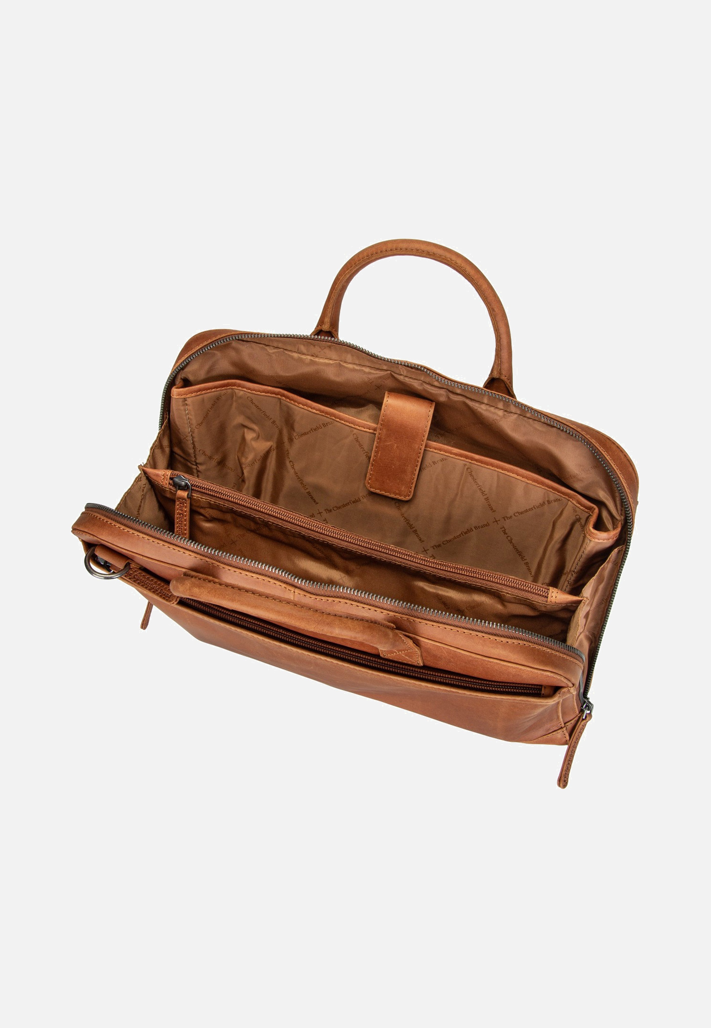 The Chesterfield Brand Tilbury 1097 Cognac Briefcase