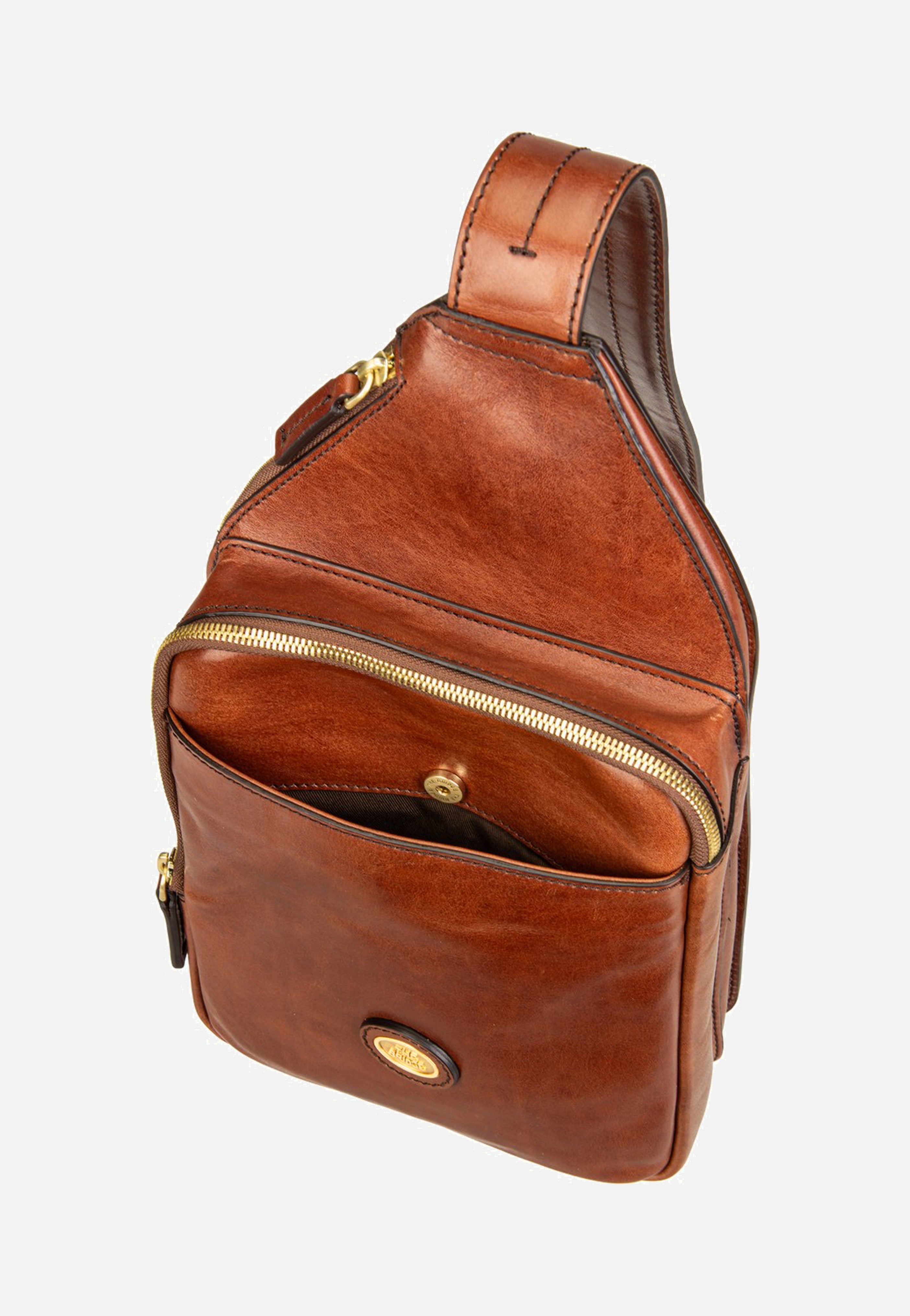 The Bridge - Story Uomo Sling Pack Marrone/Oro - Sling Bag | Neutral-Image