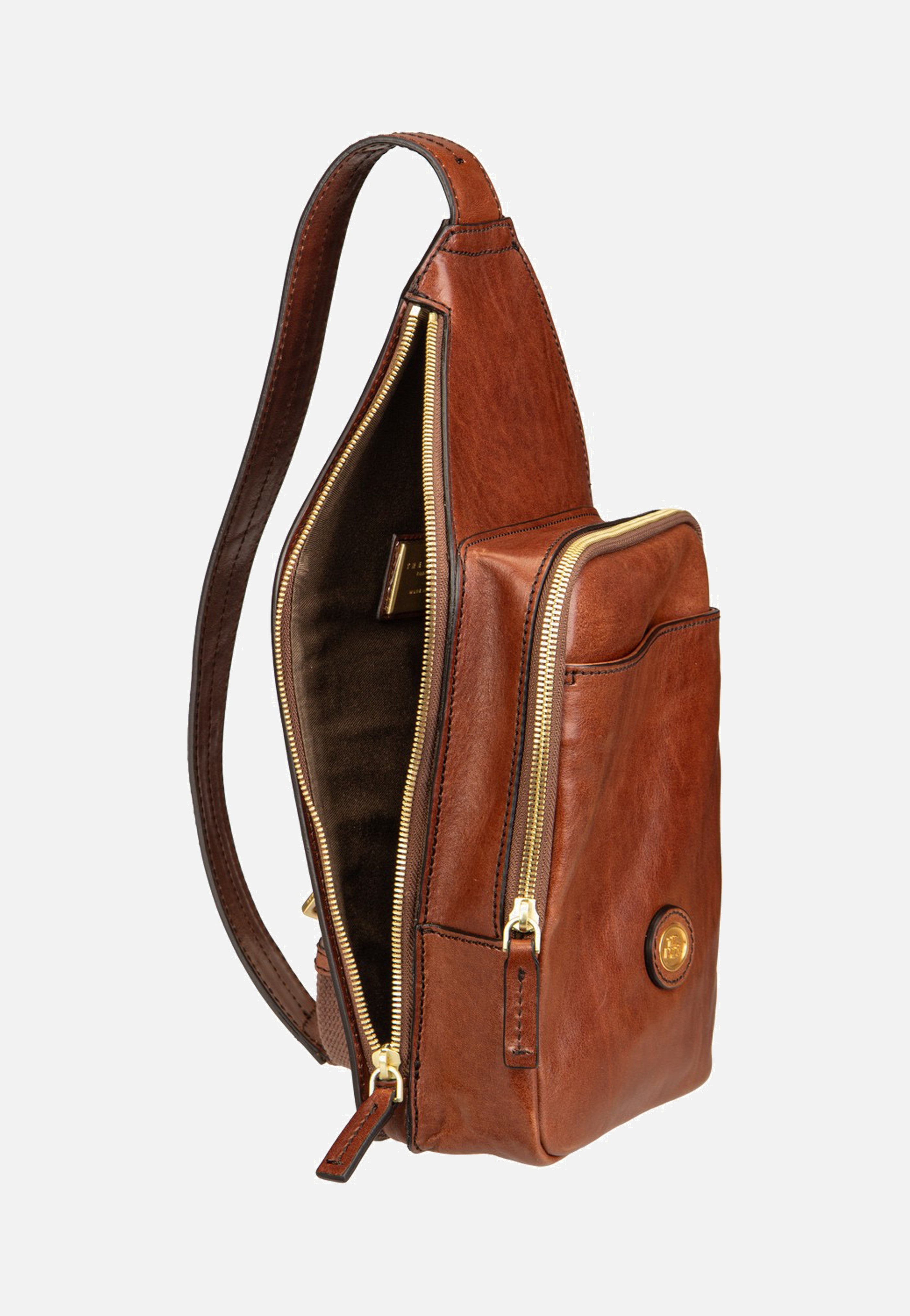 The Bridge - Story Uomo Sling Pack Marrone/Oro - Sling Bag | Neutral-Image