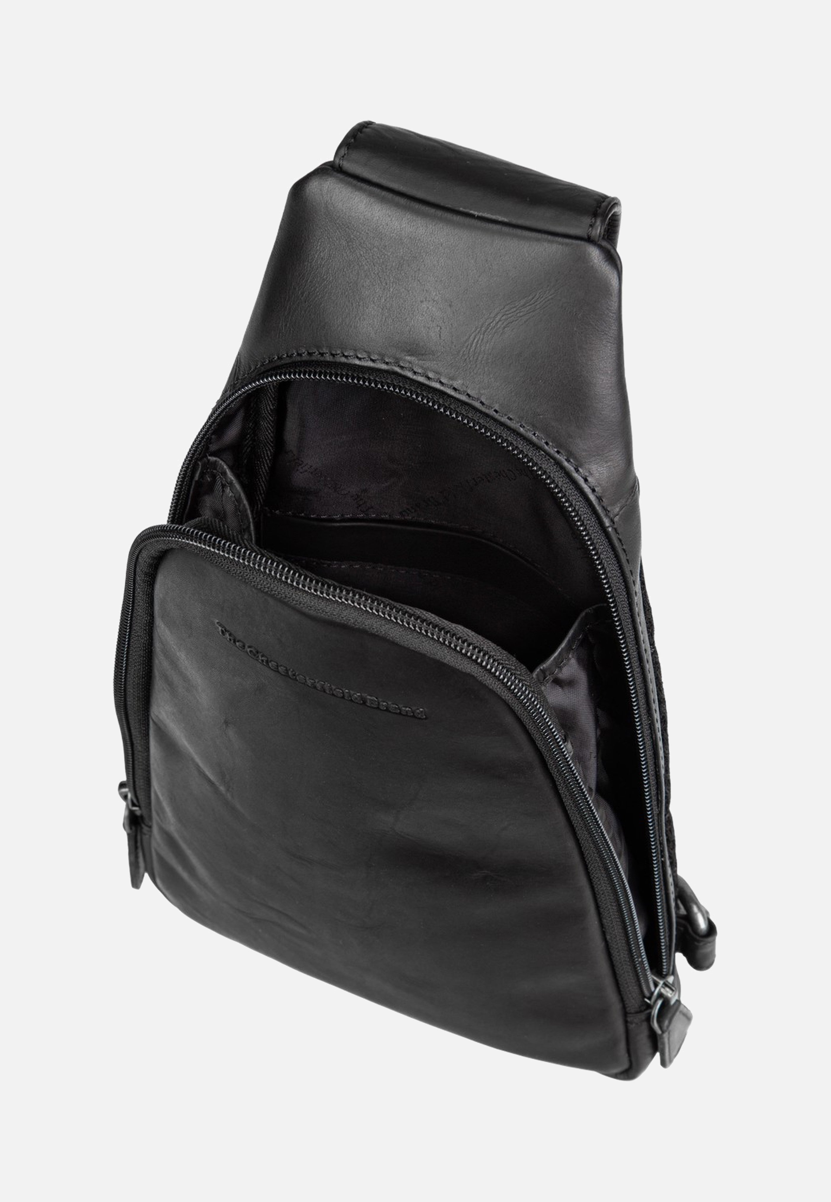 The Chesterfield Brand Bowey 0703 Black Sling Bag