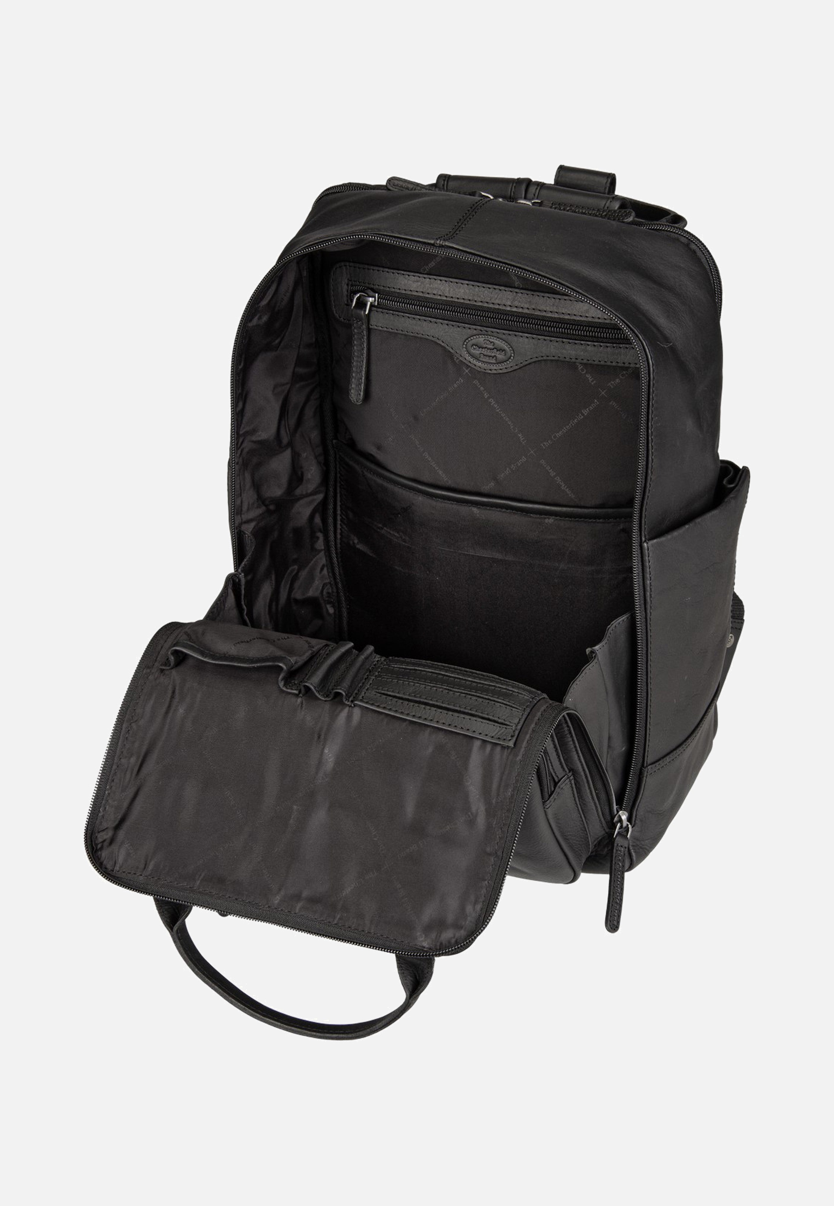 The Chesterfield Brand Calden 0712 Black Rucksack