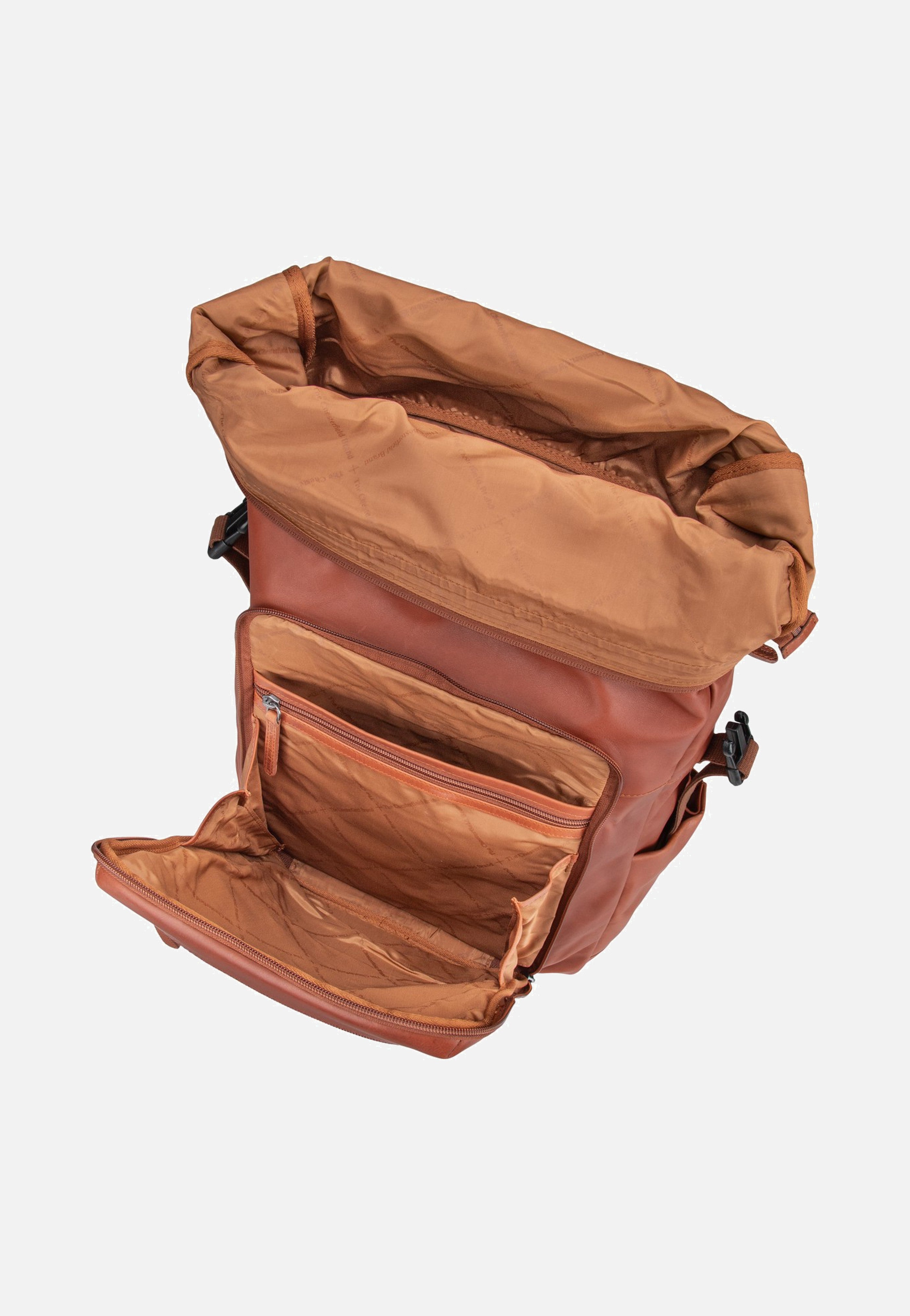 The Chesterfield Brand Remo 0713 Cognac Rolltop Rucksack