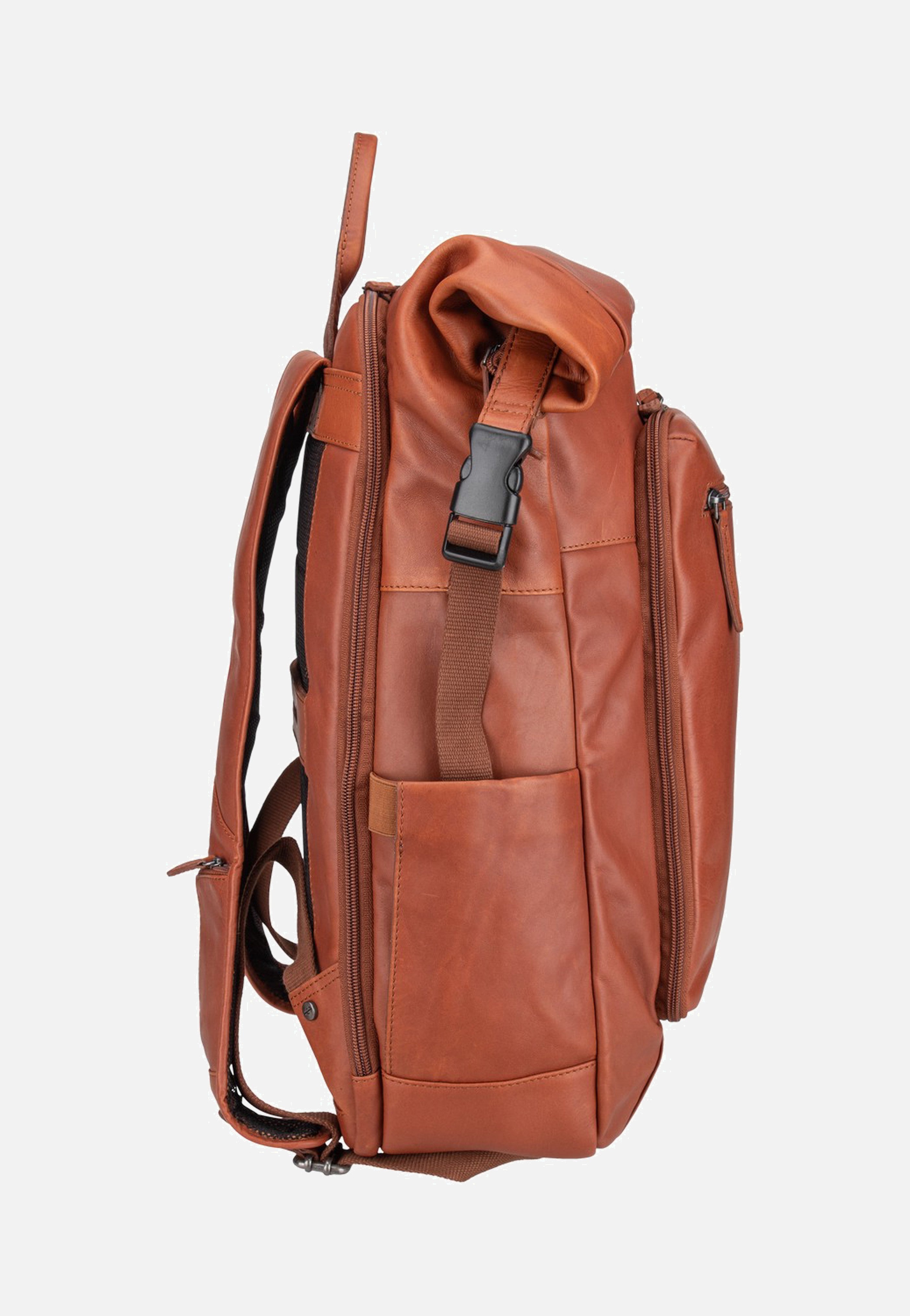 The Chesterfield Brand - Remo 0713 Cognac - Rolltop Backpack | Men-Image