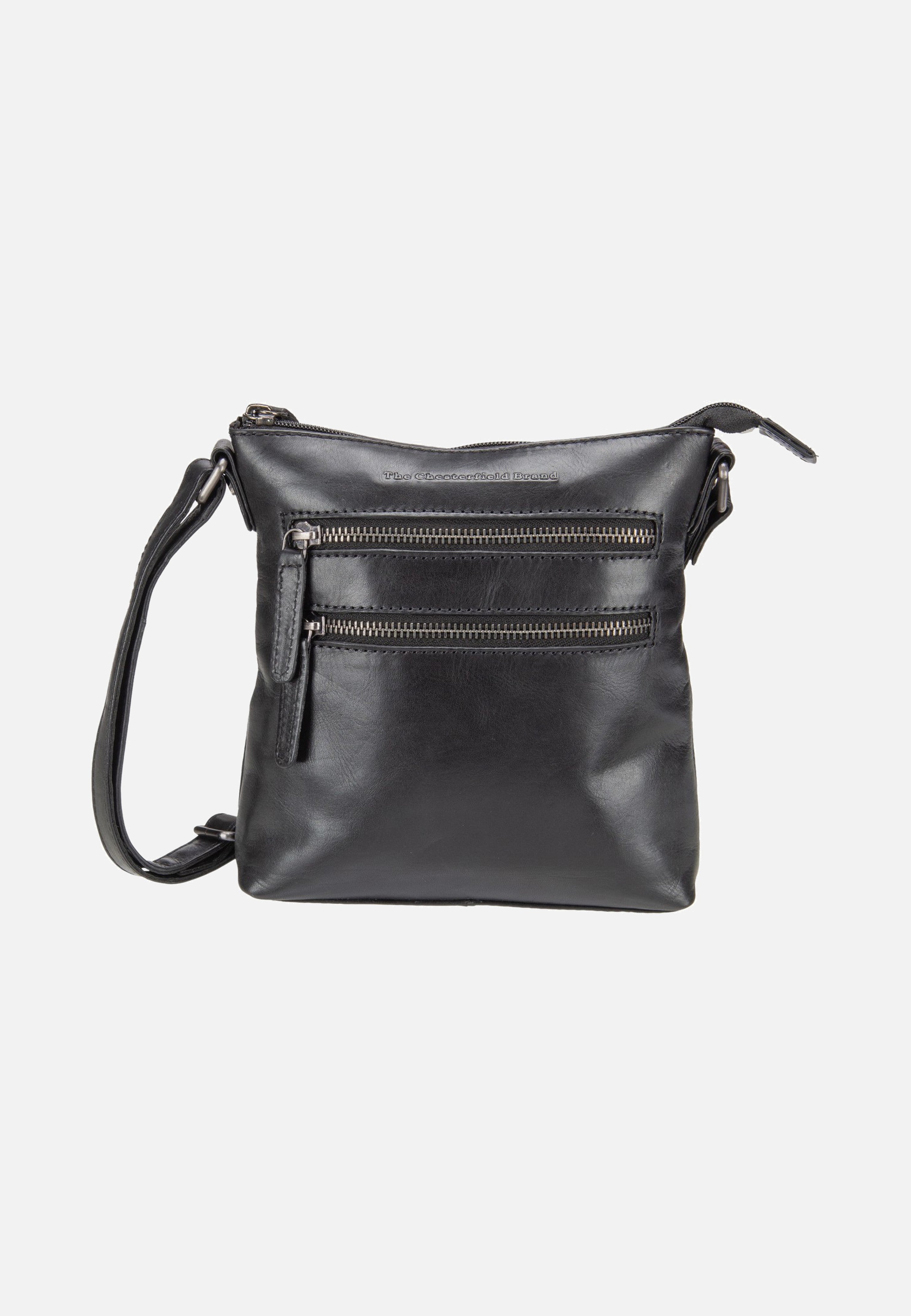 The Chesterfield Brand Siena 1394 Black Schultertasche